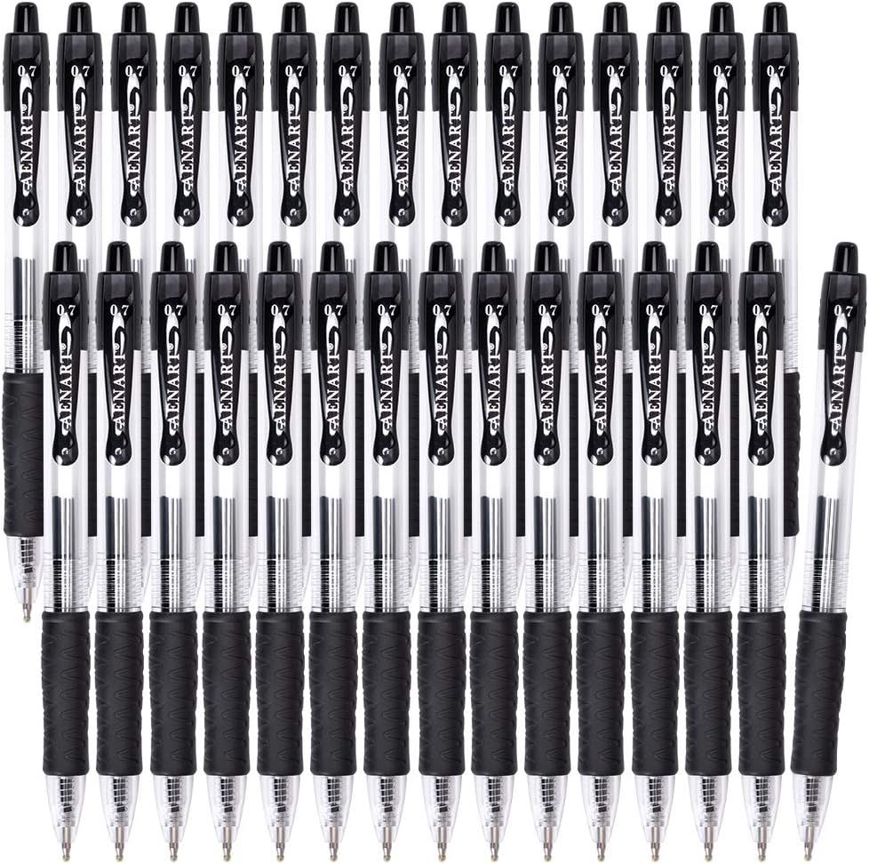 Shows a large quantity of identical pens to communicate value and bulk availability, reassuring shoppers they are purchasing a complete set for office,…
