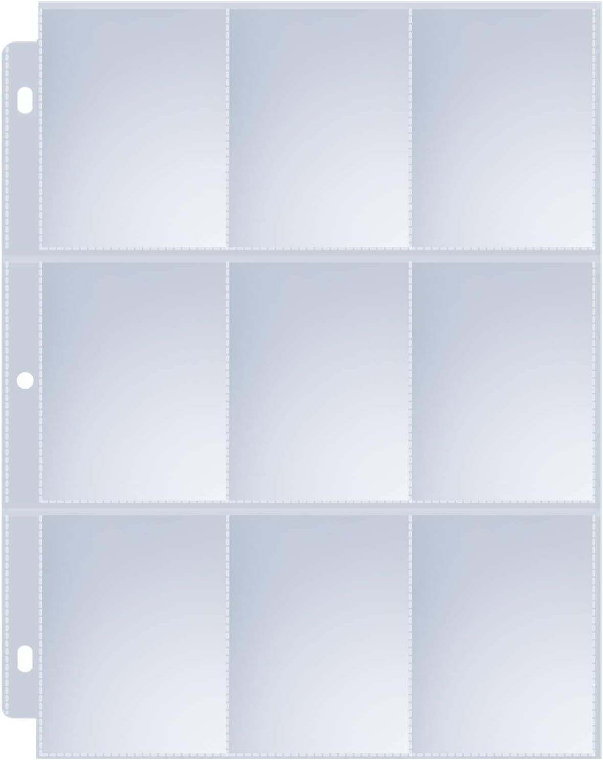 36 Pack 9 Pocket Page Protectors