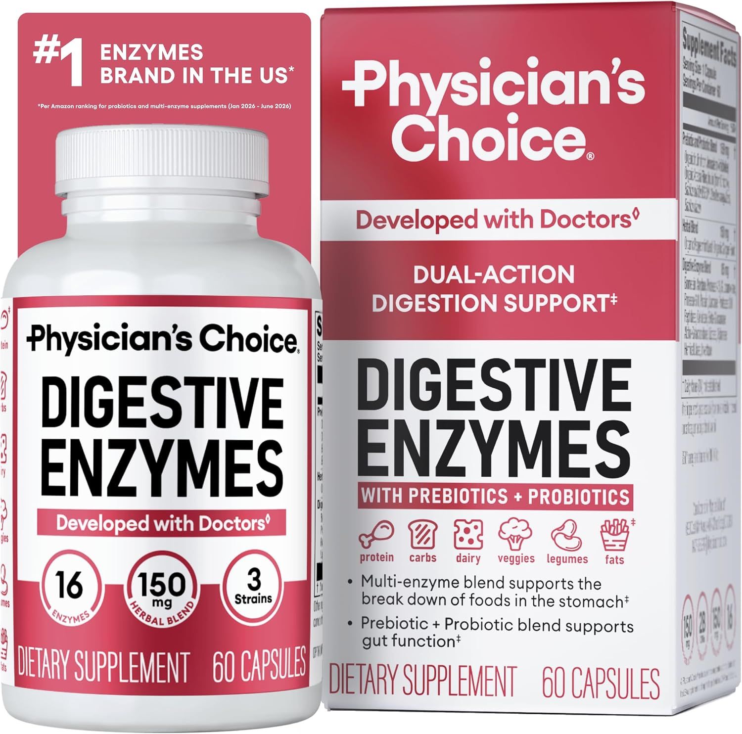 Displays the core product—a dietary supplement bottle—clearly showing the brand, product name, and key formulation details to help shoppers identify and understand what they are purchasing. Shows…