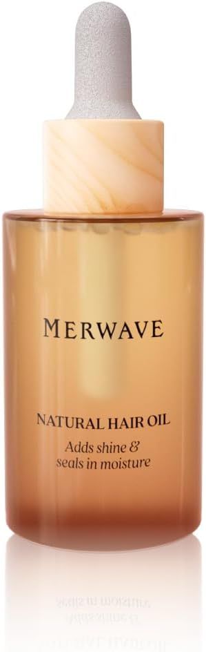 Displays the core product clearly with its branding and key benefit text to communicate what the product is and what it does for hair care. Uses a subtle…