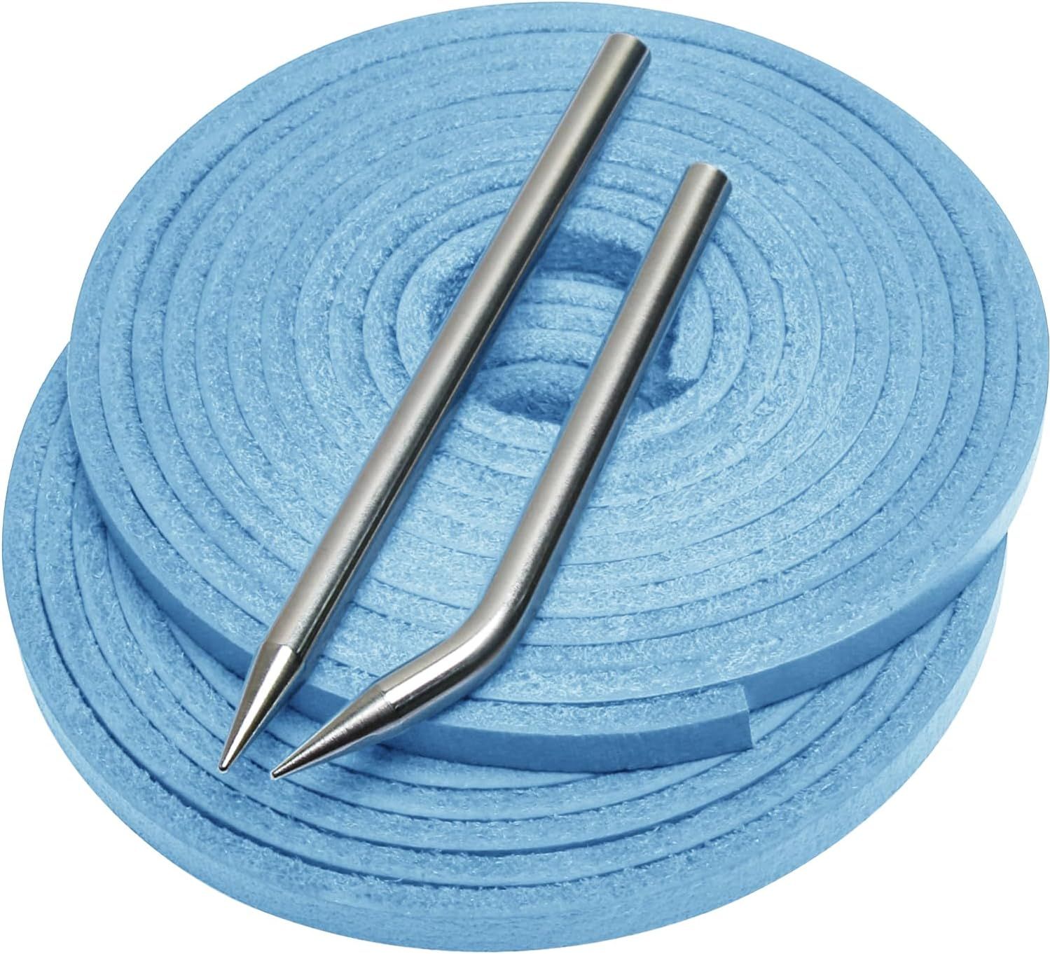 Displays the core product clearly—a coiled blue strap with two metal stylus pens—allowing shoppers to see exactly what they will receive. Shows that the product includes two metal stylus pens as…