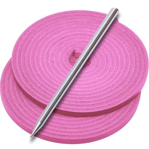 Shows the core product clearly—a set of pink coasters with a stainless steel straw—to help shoppers understand what they are purchasing. Demonstrates that the product includes an additional…