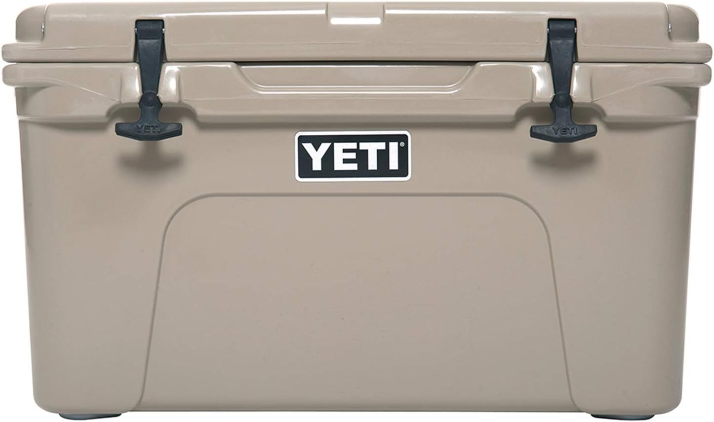 Shows the YETI cooler as the core sellable product in a clean, catalog-style presentation on a white background, allowing shoppers to clearly see the product design, color, and key features like the…