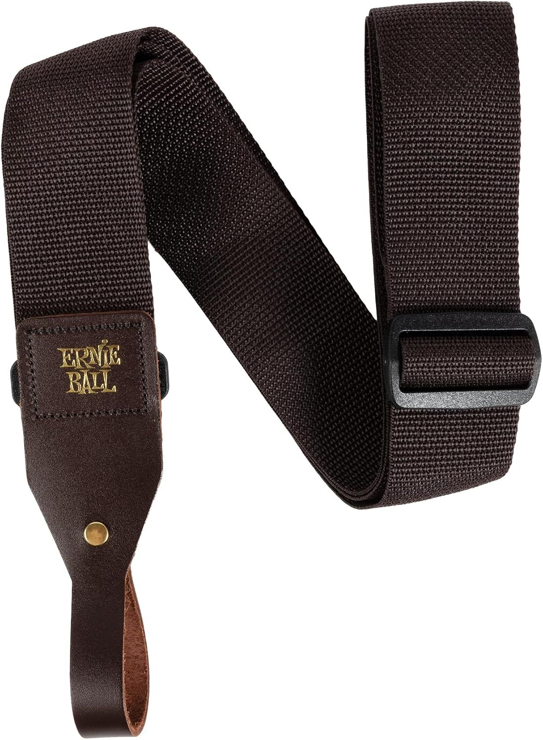 Shows the brown strap with its leather end and buckle so the shopper sees the finish and adjustment.