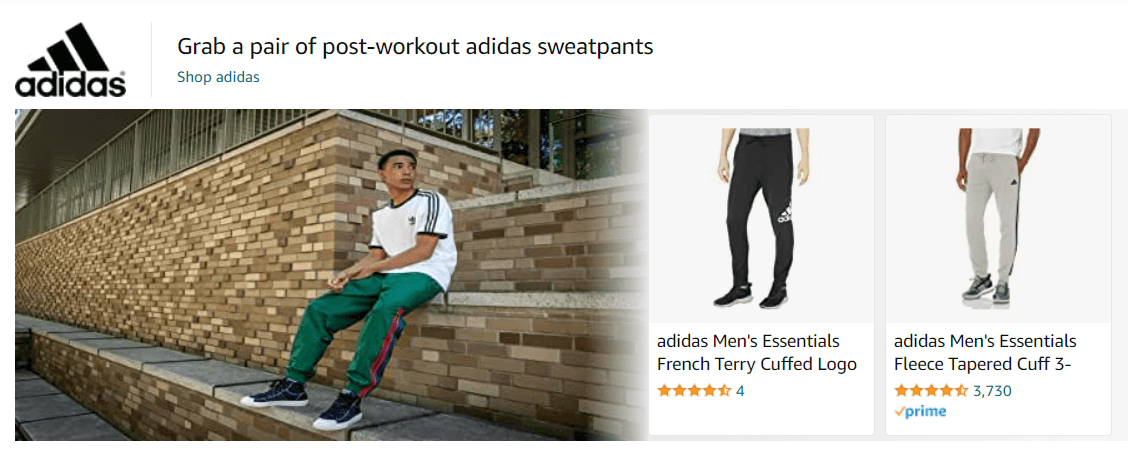 Sponsored Brands Ads for Adidas2