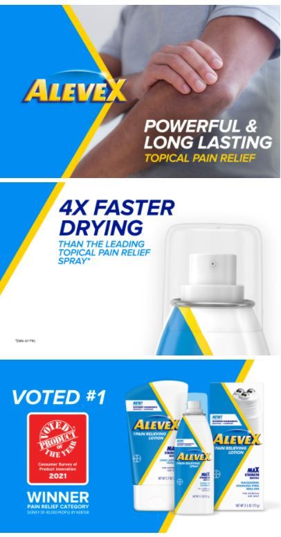 Secondary Images for AleveX
