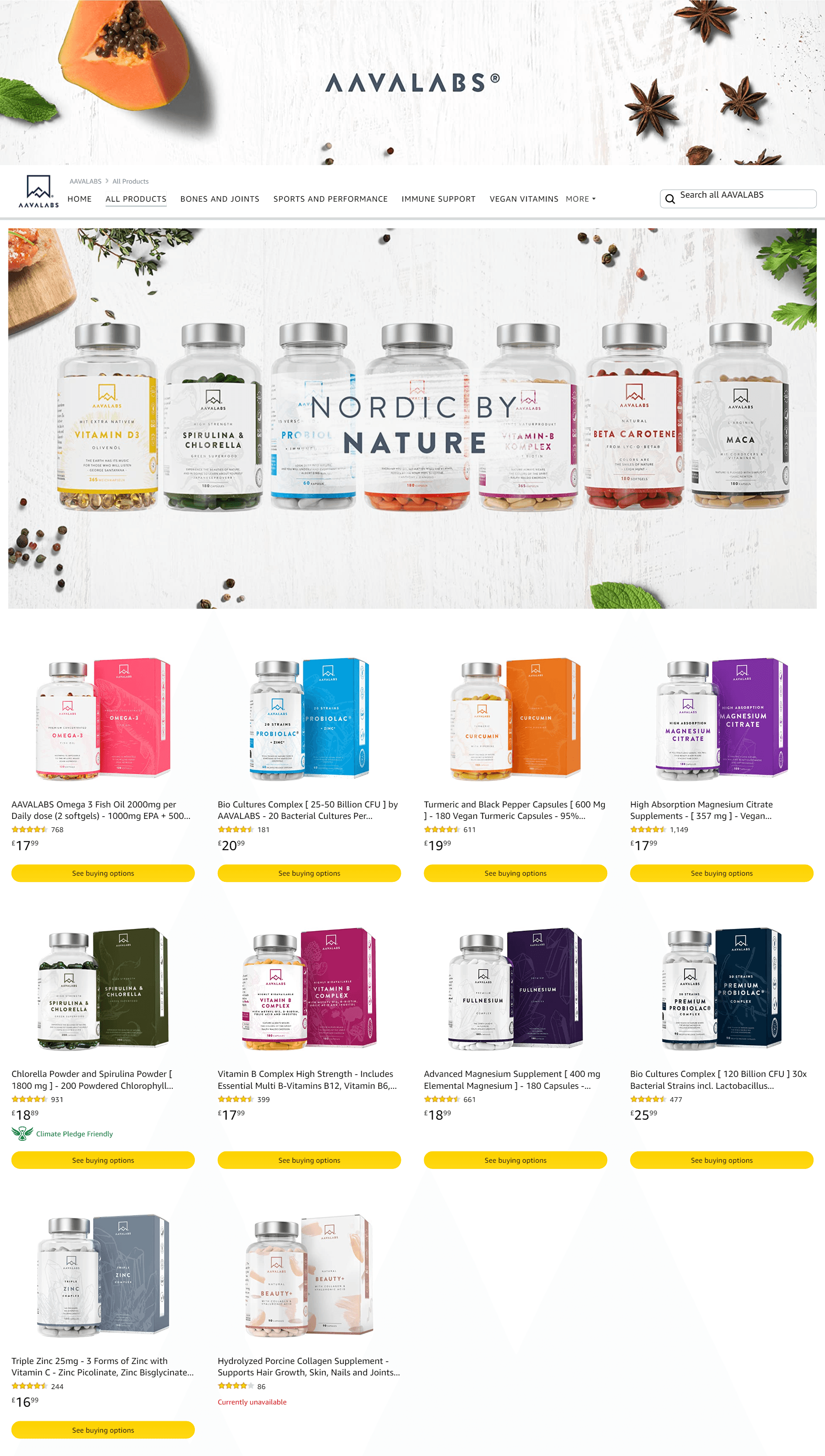 Brand Store for Amazon.co.uk  AAVALABS  All Products