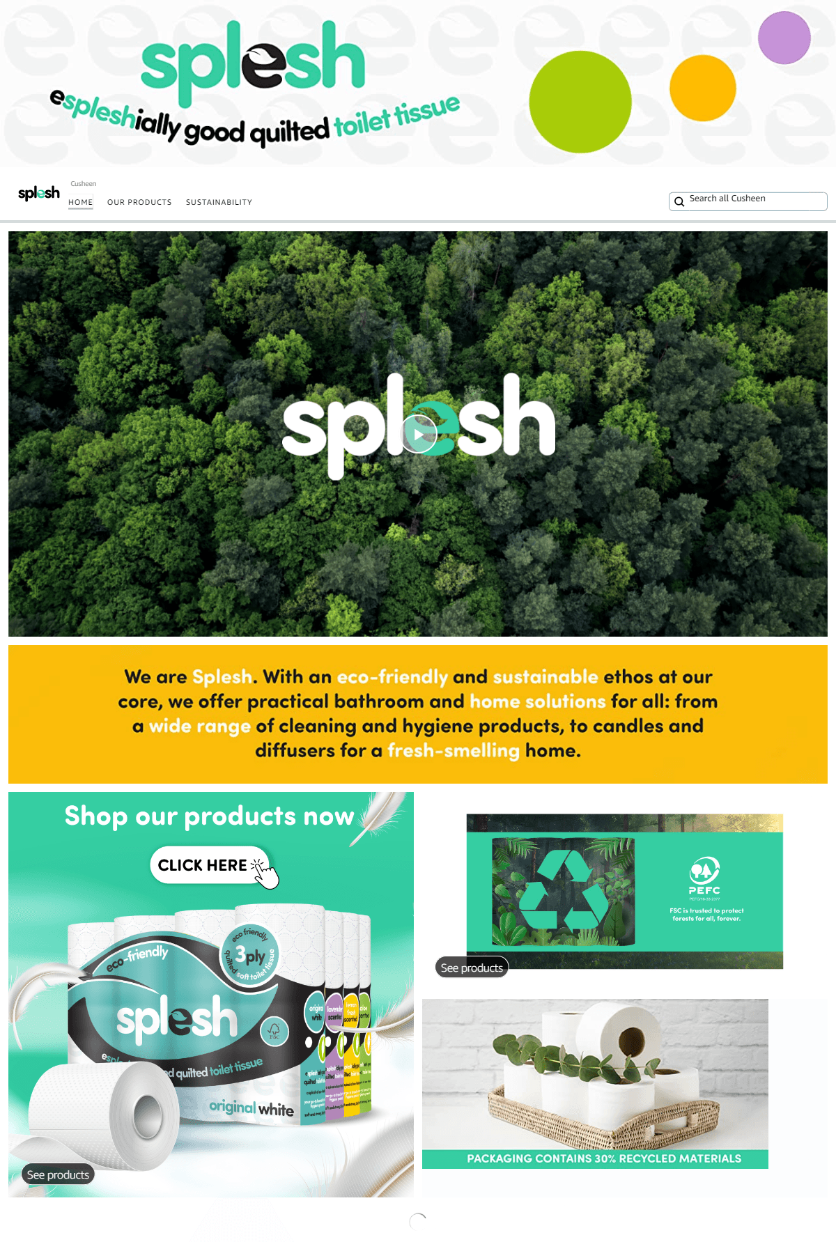 Brand Store for Amazon.co.uk  Cusheen