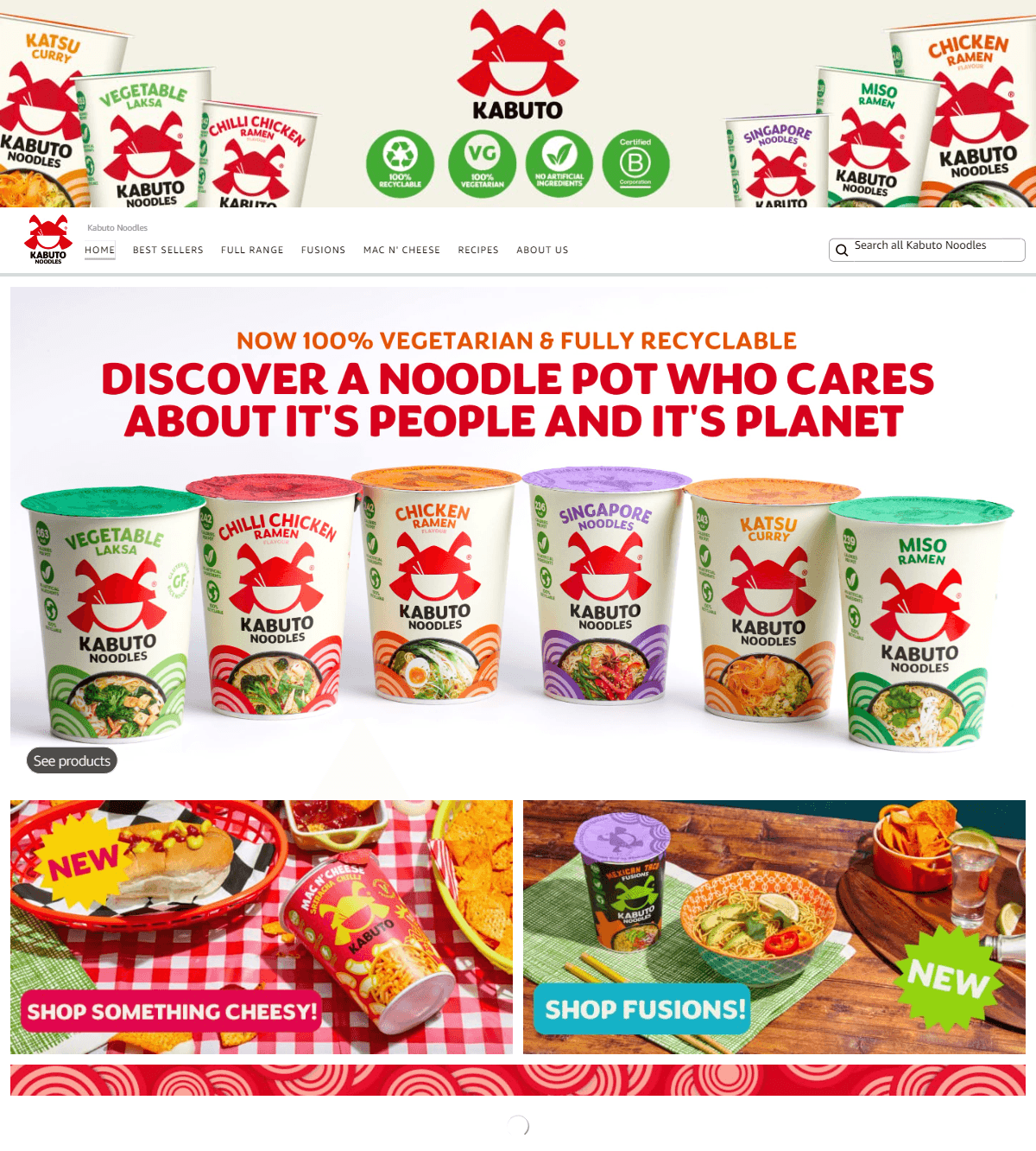 Brand Store for Amazon.co.uk  Kabuto Noodles