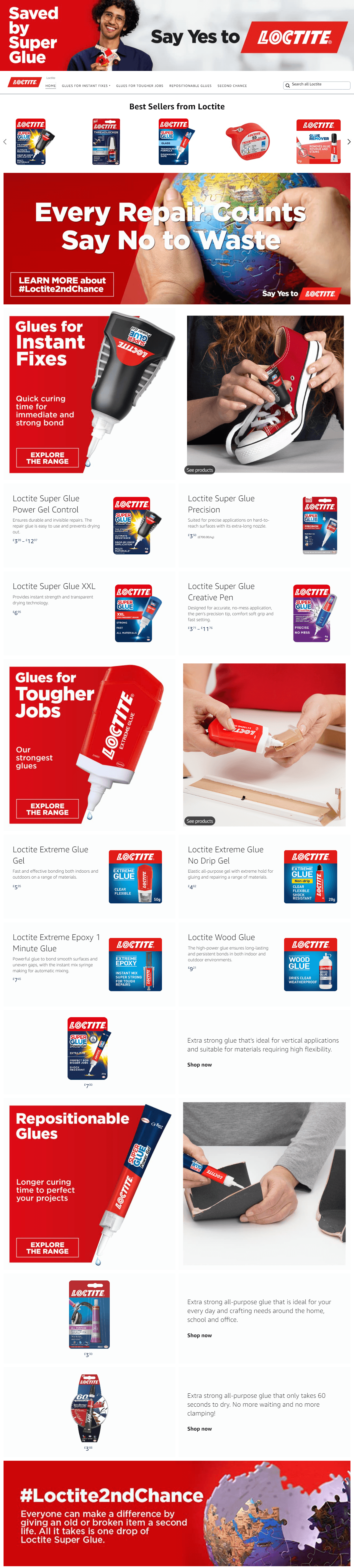 Brand Store for Amazon.co.uk  Loctite