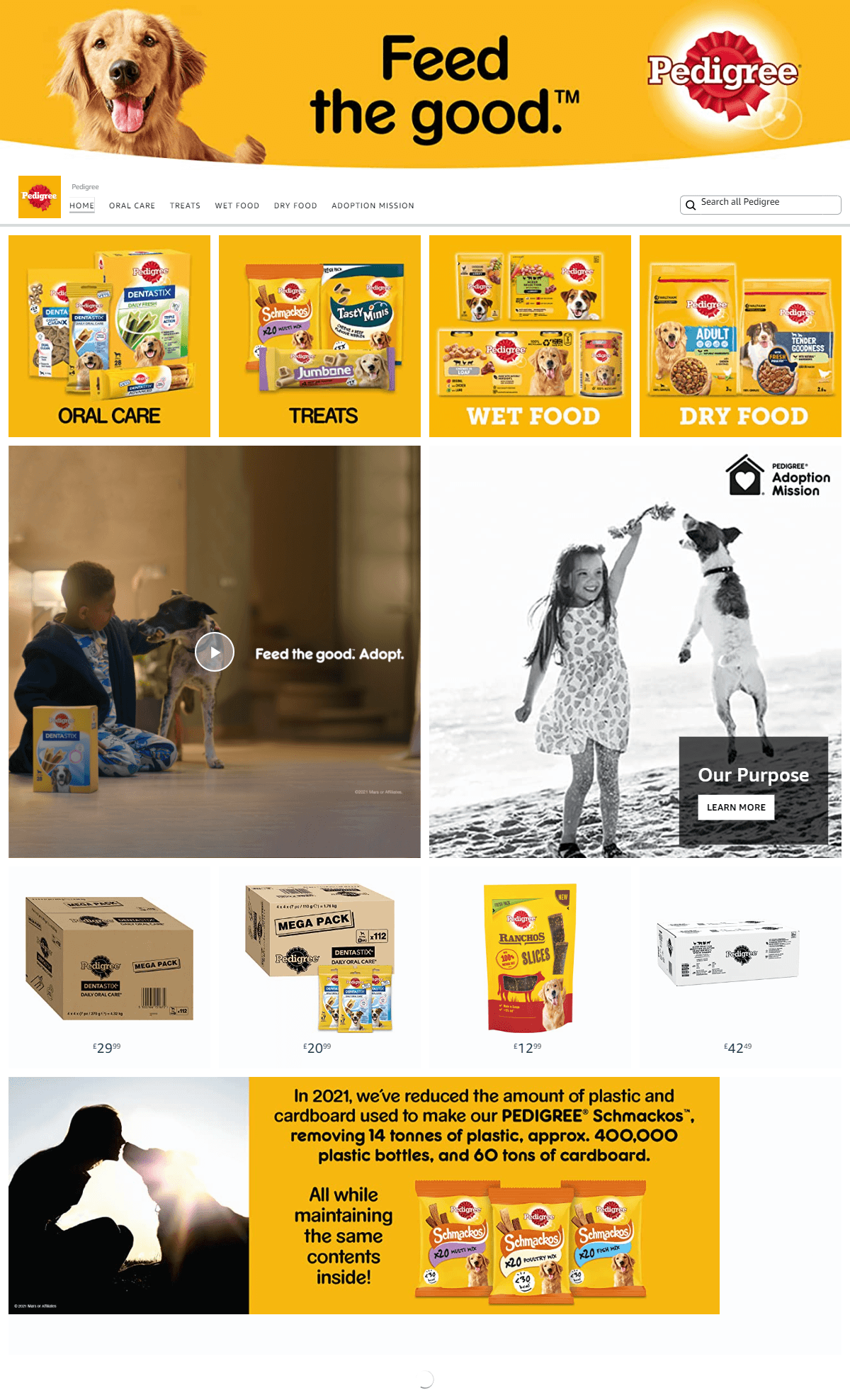 Brand Store for Amazon.co.uk  Pedigree