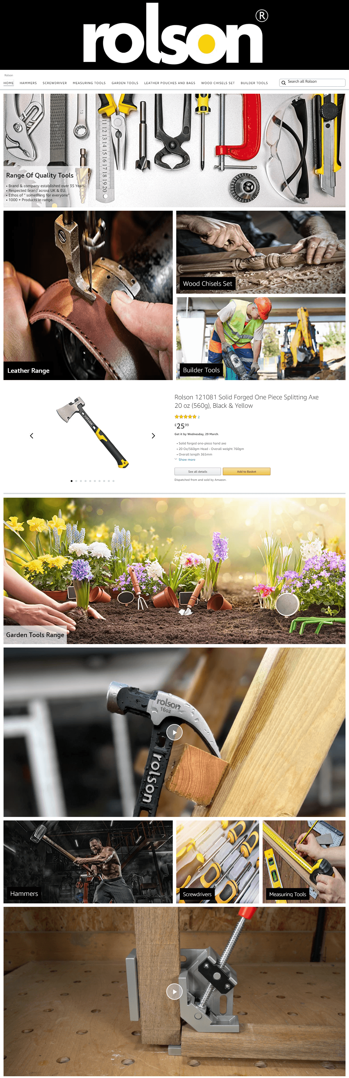 Brand Store for Amazon.co.uk  Rolson
