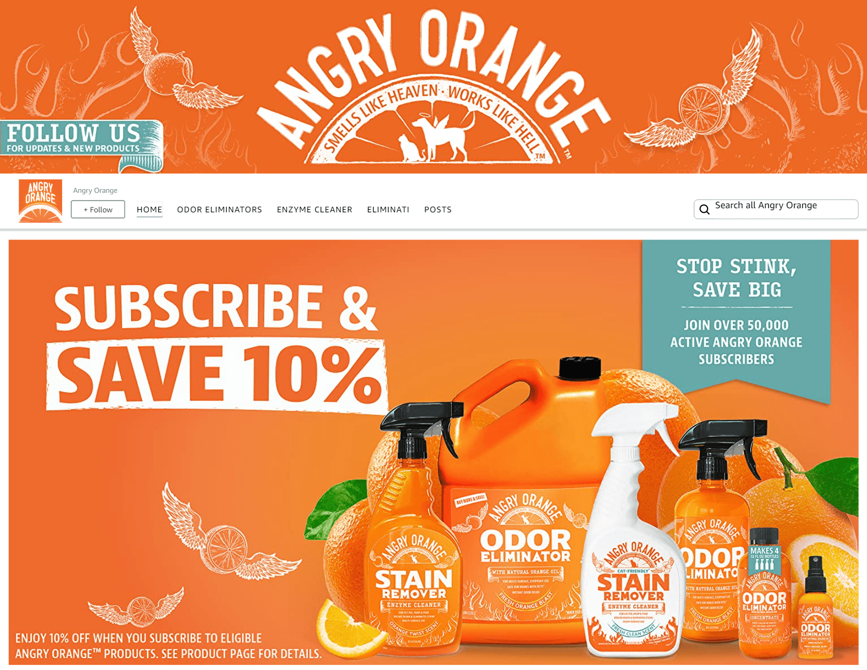 Brand Store for Amazon.com  Angry Orange