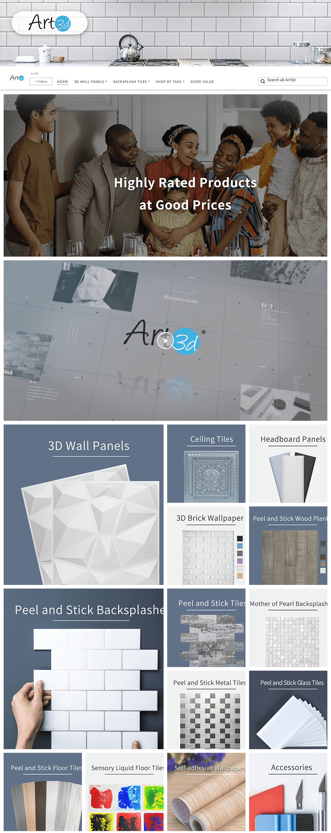 Brand Store for Amazon.com  Art3d