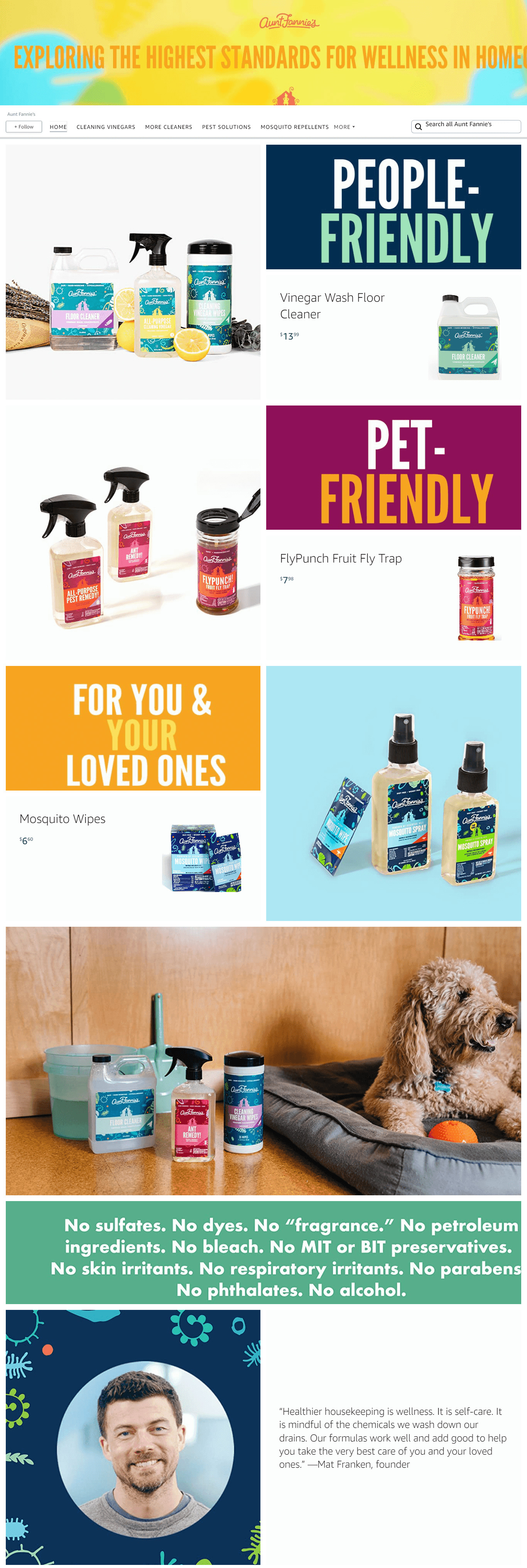 Brand Store for Amazon.com  Aunt Fannie s