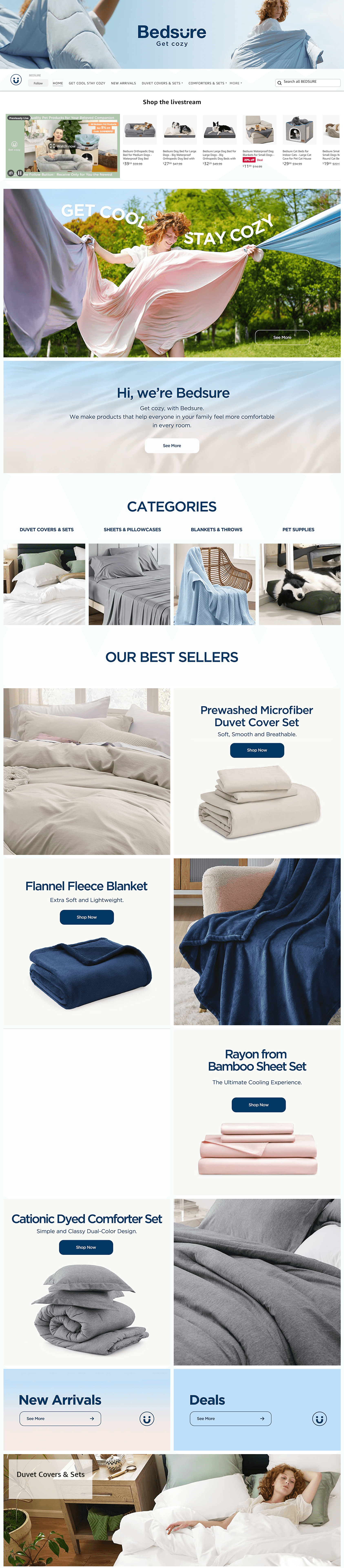Brand Store for Amazon.com  BEDSURE