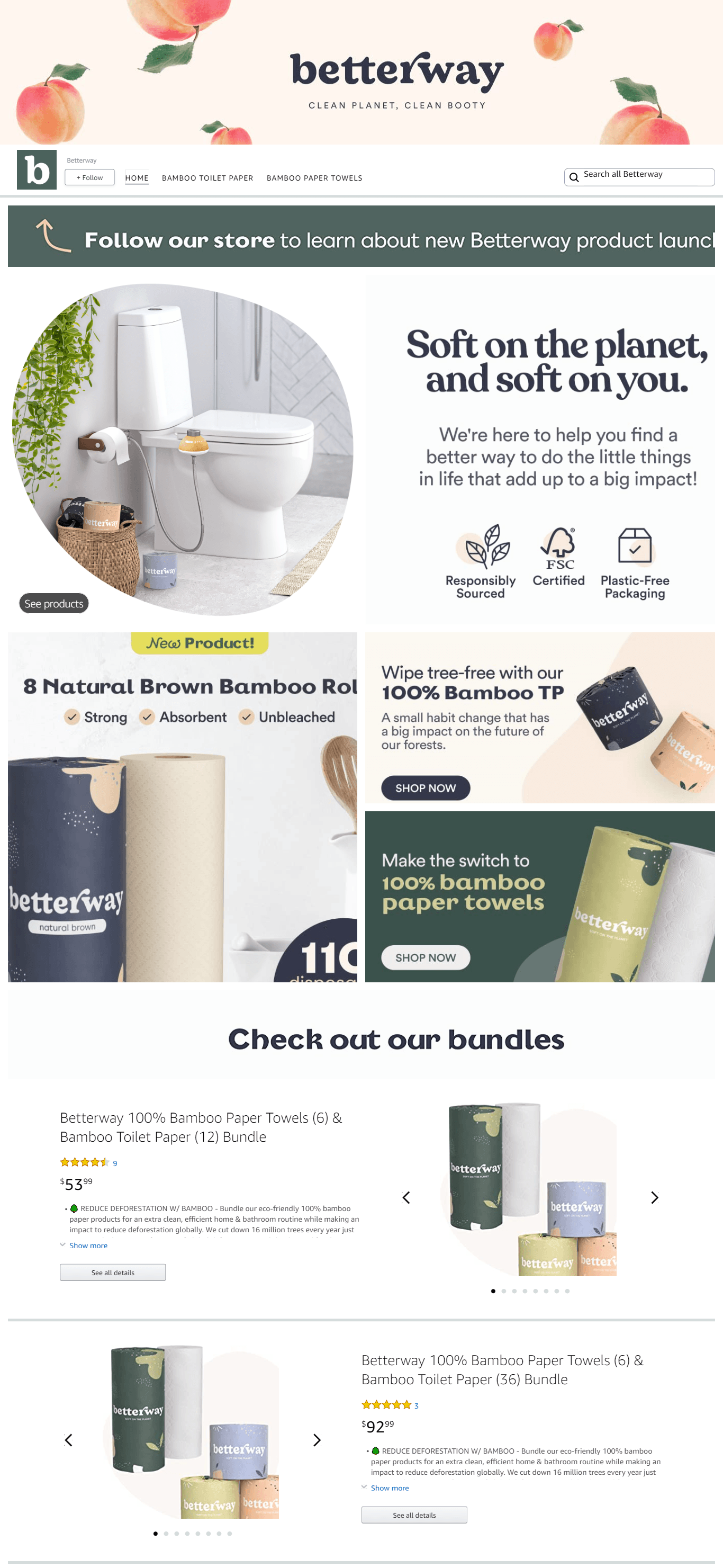 Brand Store for Amazon.com  Betterway