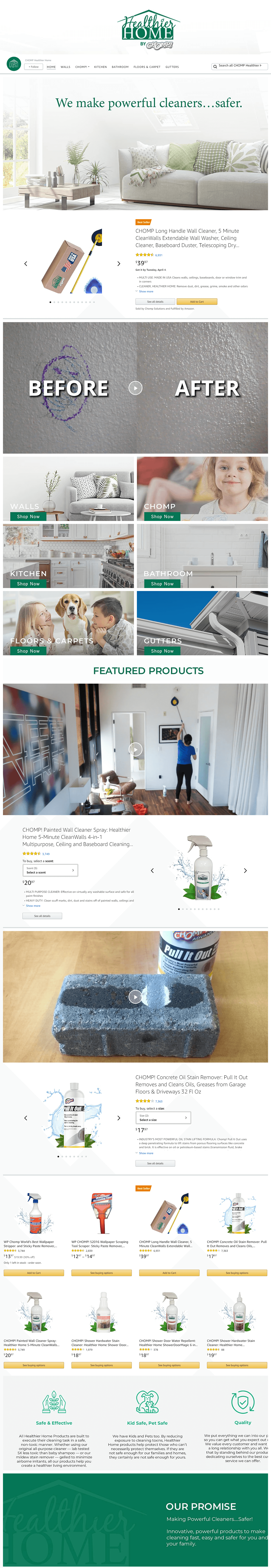 Brand Store for Amazon.com  CHOMP Healthier Home