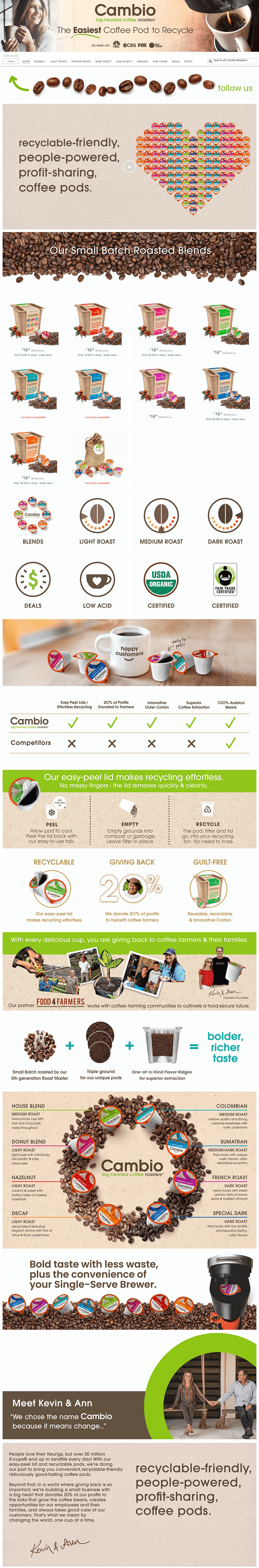 Brand Store for Amazon.com  Cambio Roasters