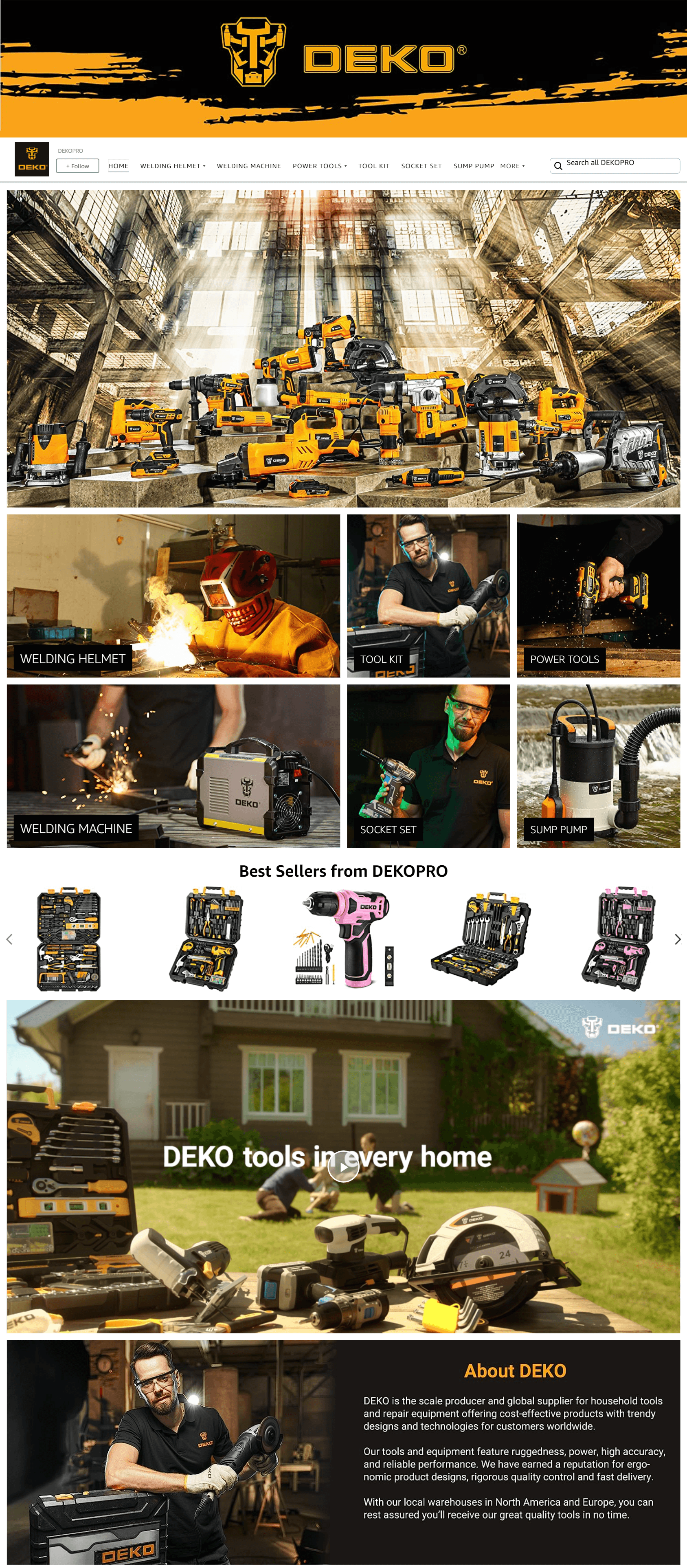 Brand Store for Amazon.com  DEKOPRO