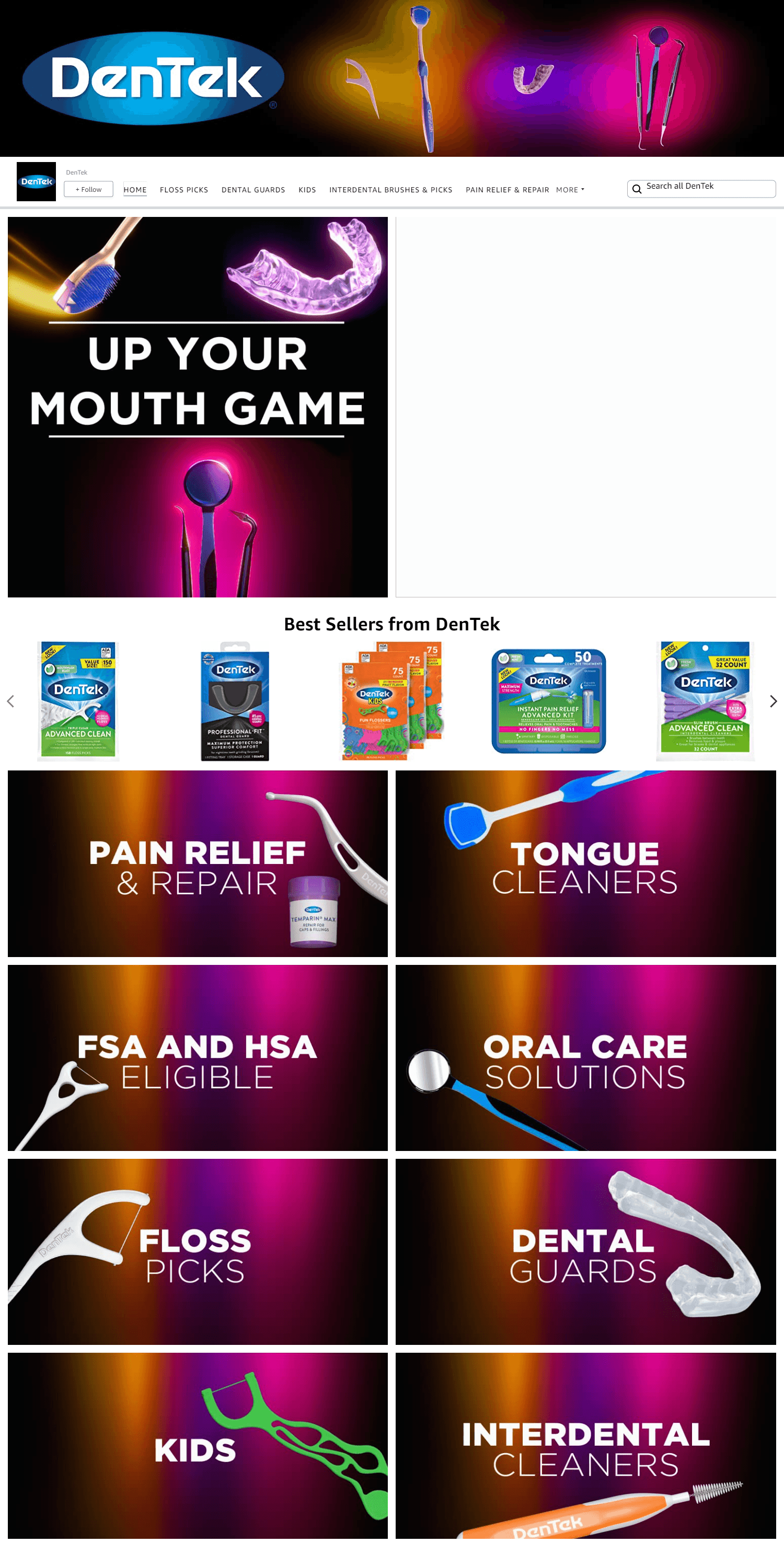 Brand Store for Amazon.com  DenTek