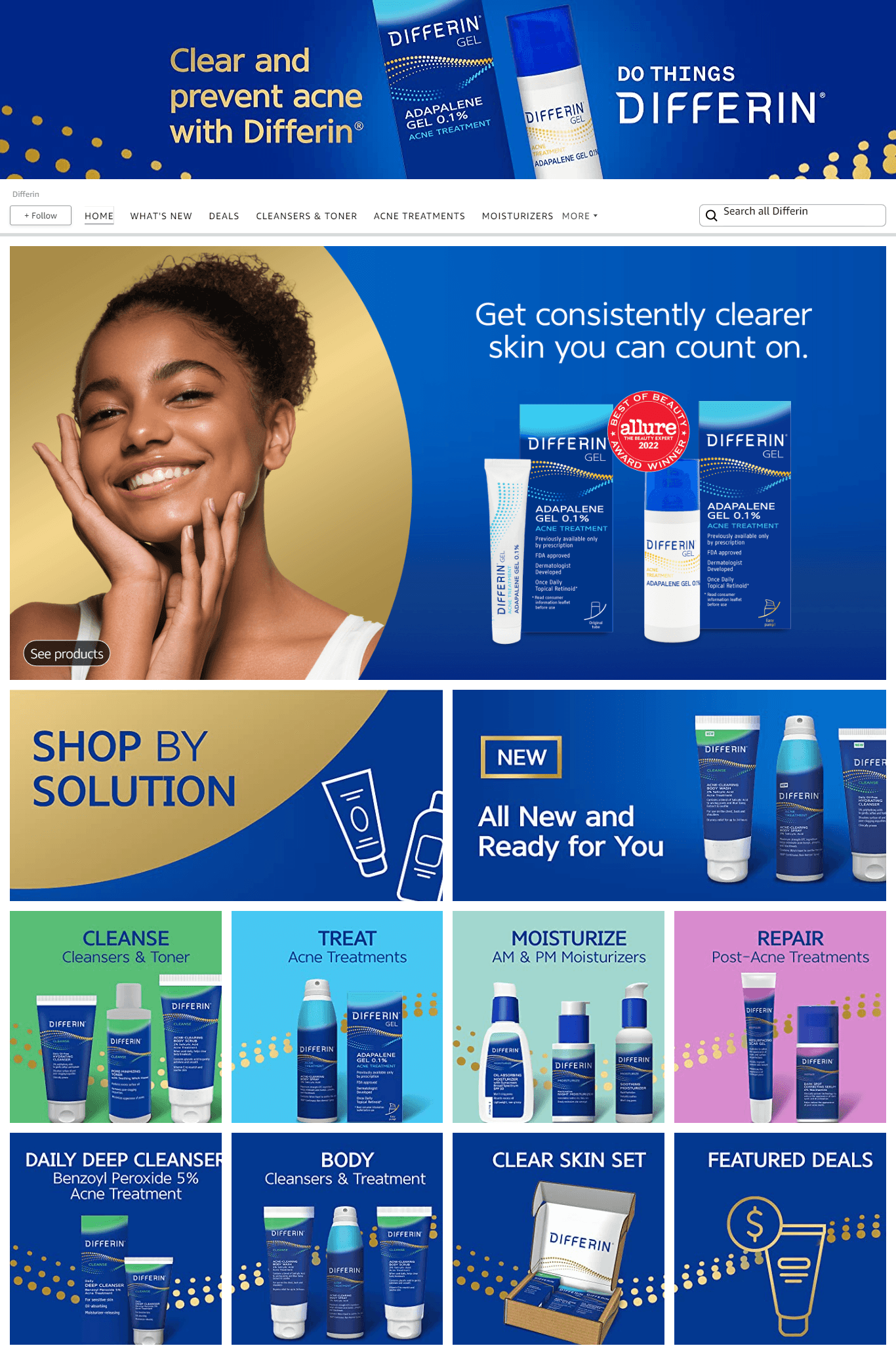 Brand Store for Amazon.com  Differin