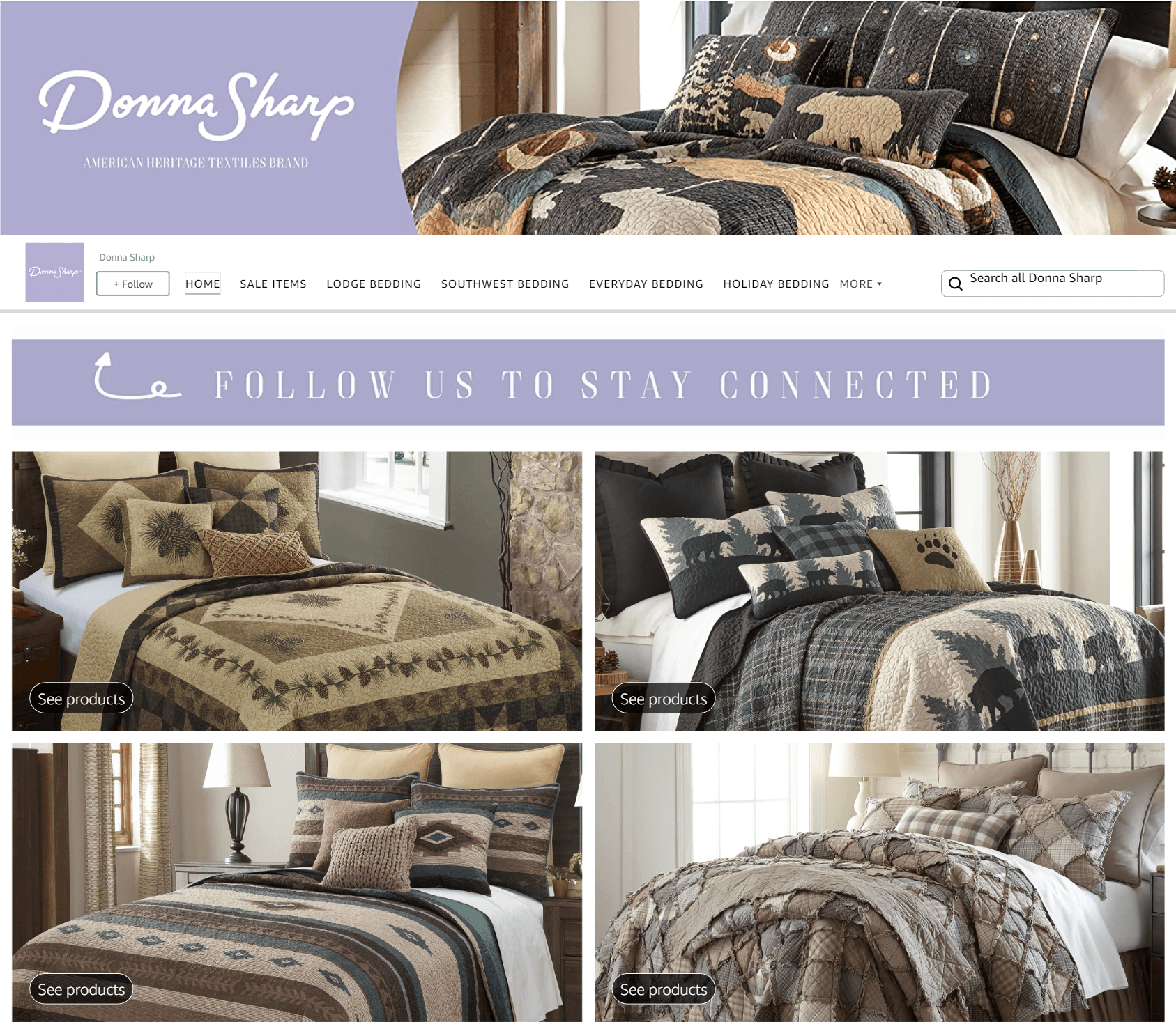 Brand Store for Amazon.com  Donna Sharp
