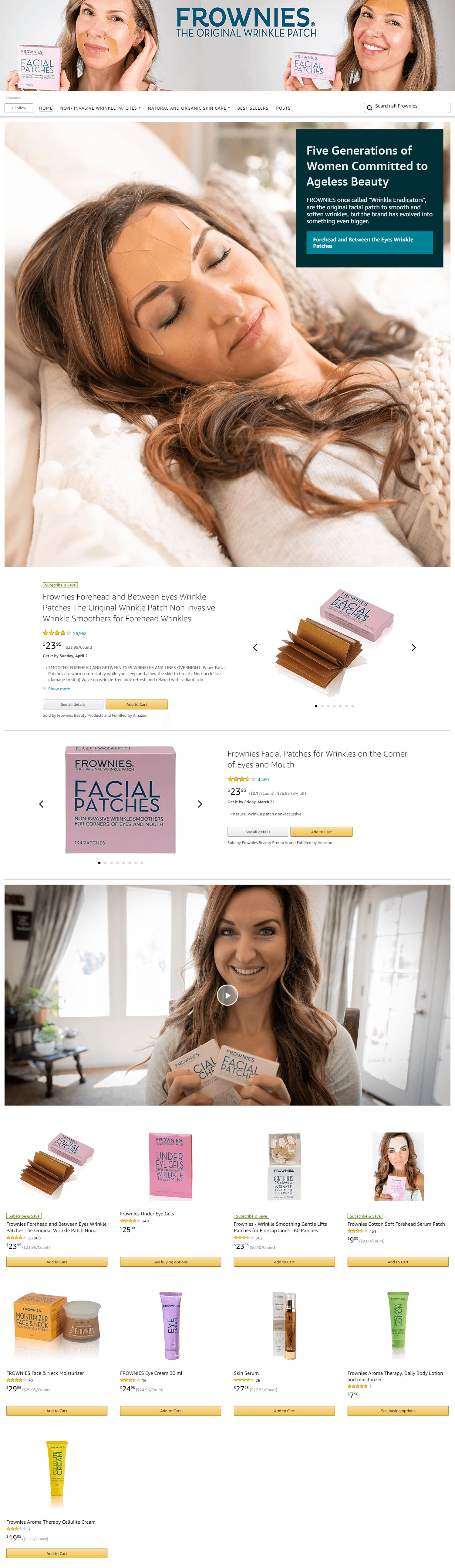 Brand Store for Amazon.com  Frownies
