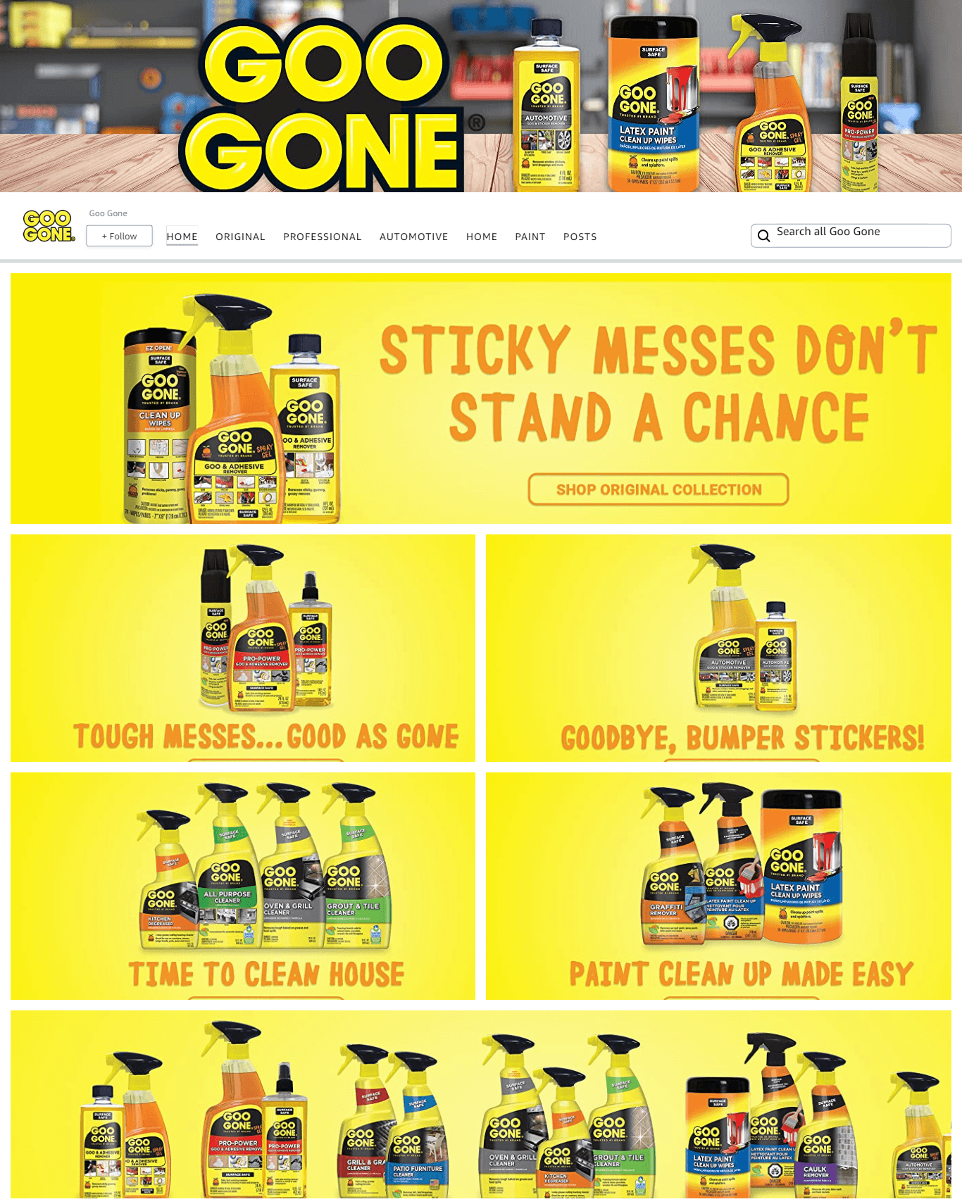 Brand Store for Amazon.com  Goo Gone