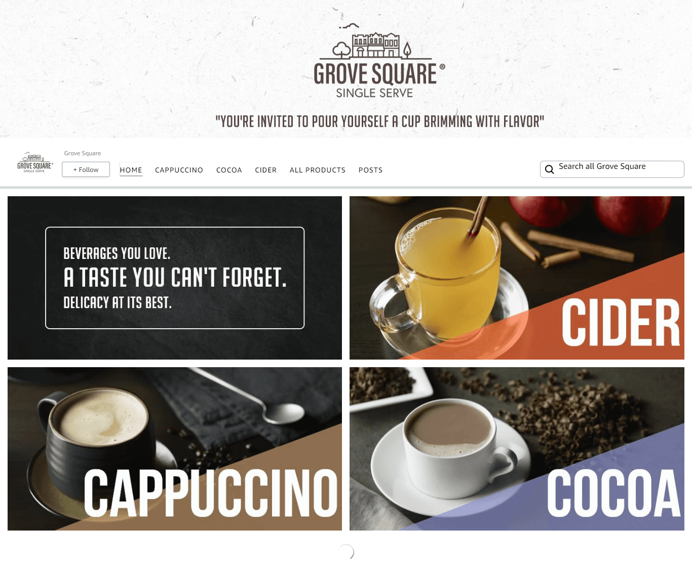 Brand Store for Amazon.com  Grove Square