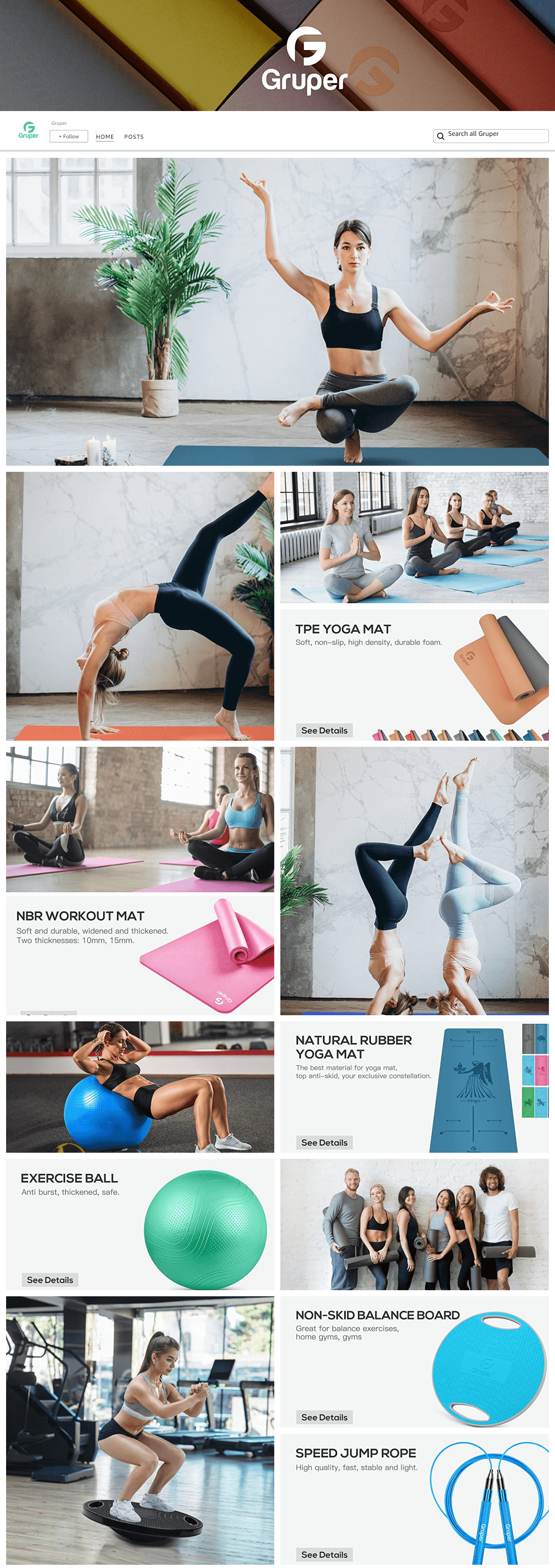 Brand Store for Amazon.com  Gruper