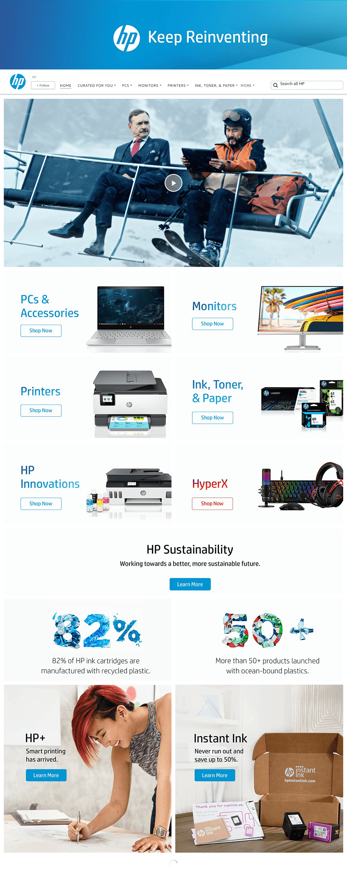 Brand Store for Amazon.com  HP