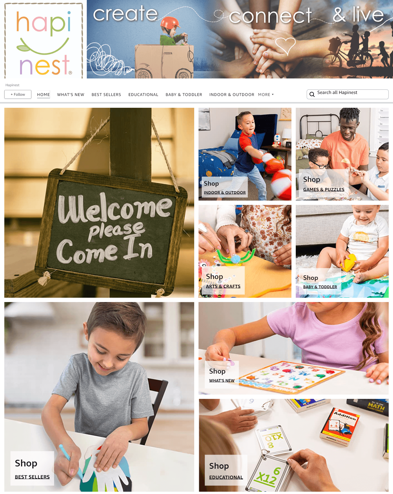 Brand Store for Amazon.com  Hapinest