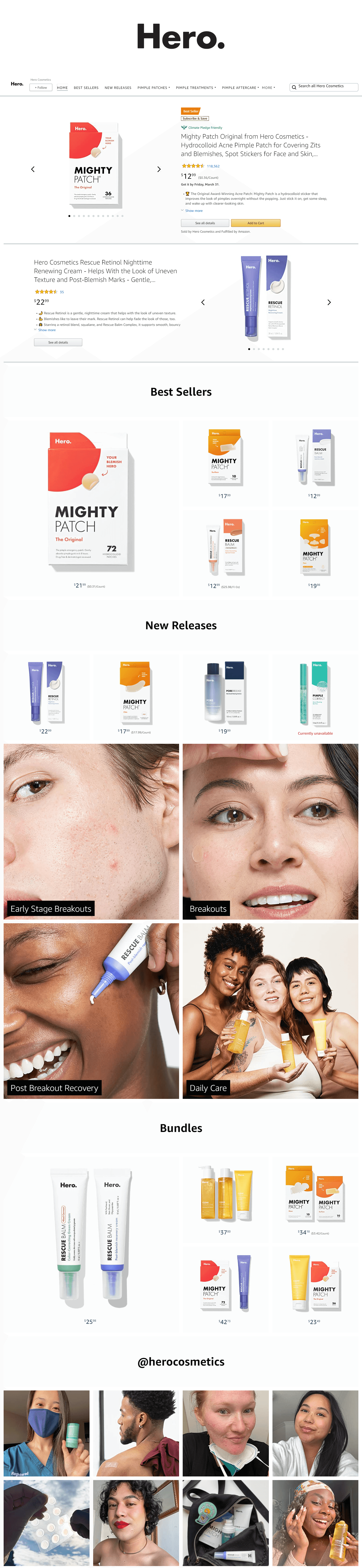 Brand Store for Amazon.com  Hero Cosmetics