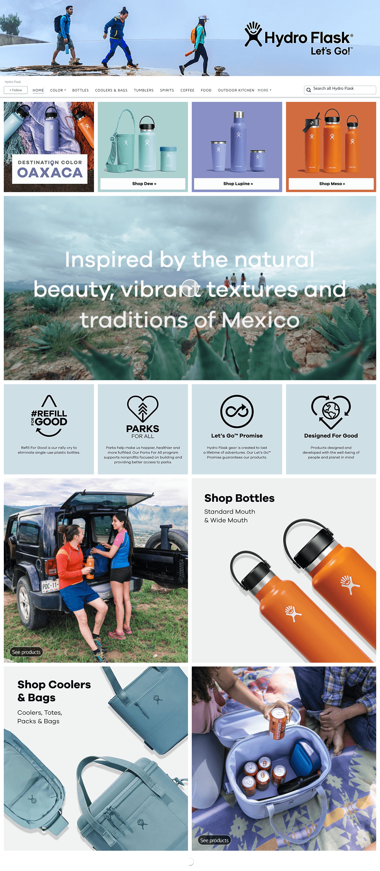 Brand Store for Amazon.com  Hydro Flask