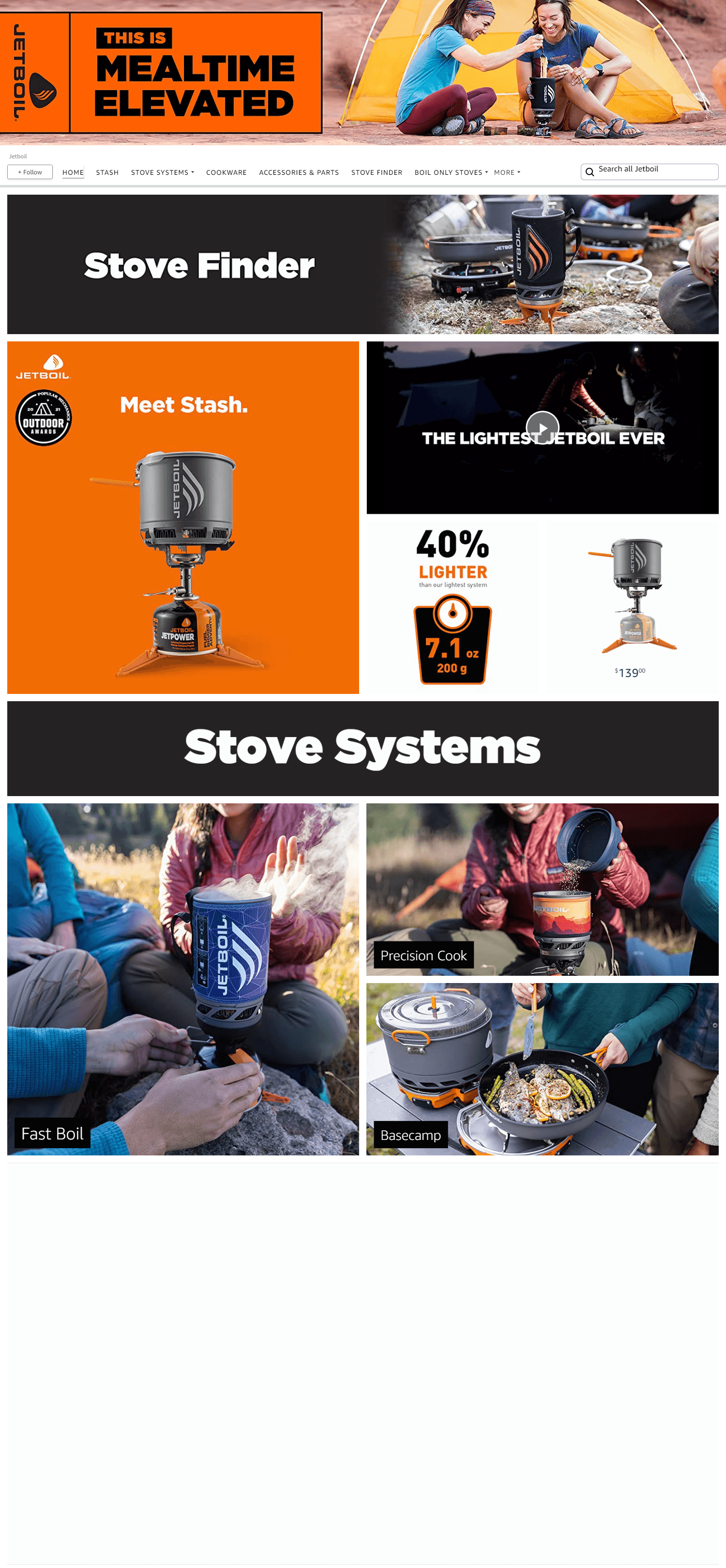 Brand Store for Amazon.com  Jetboil