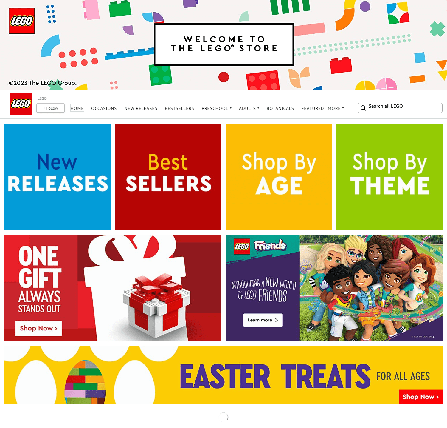 Brand Store for Amazon.com  LEGO