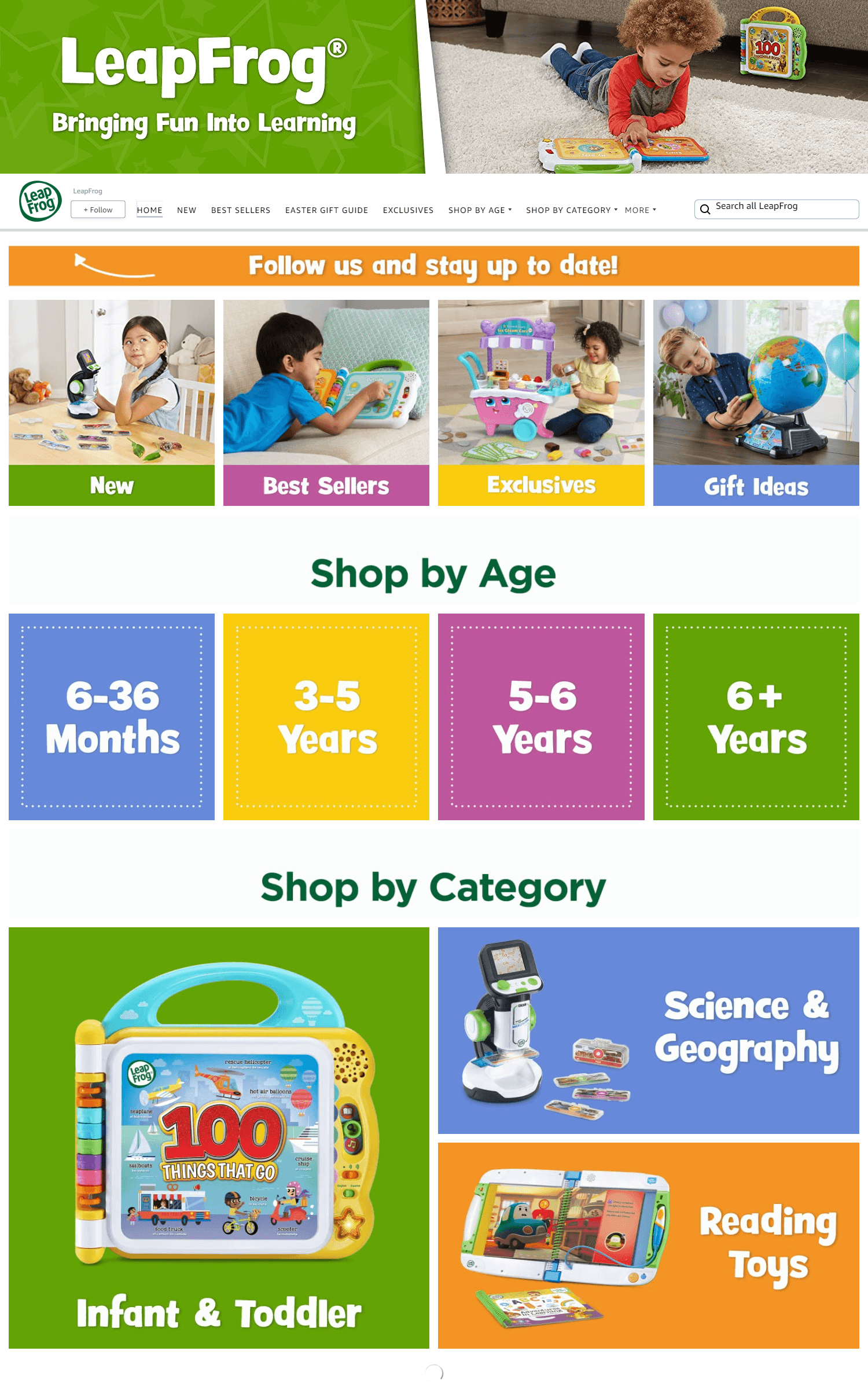 Brand Store for Amazon.com  LeapFrog