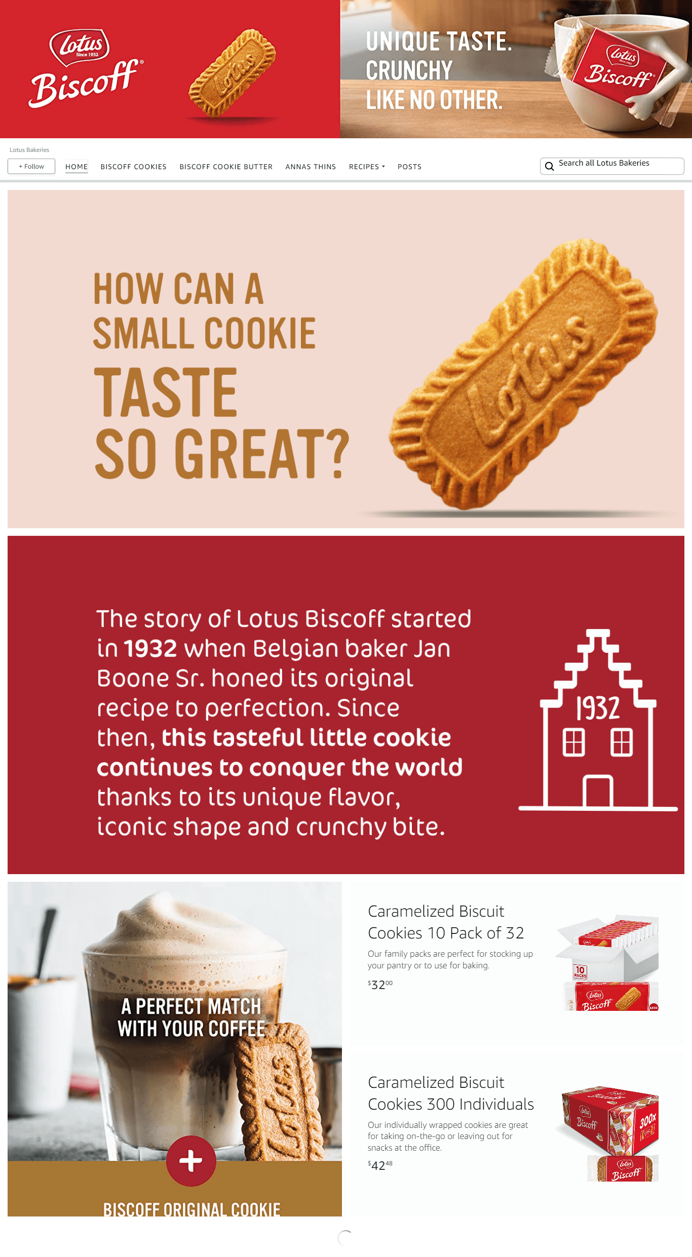 Brand Store for Amazon.com  Lotus Bakeries