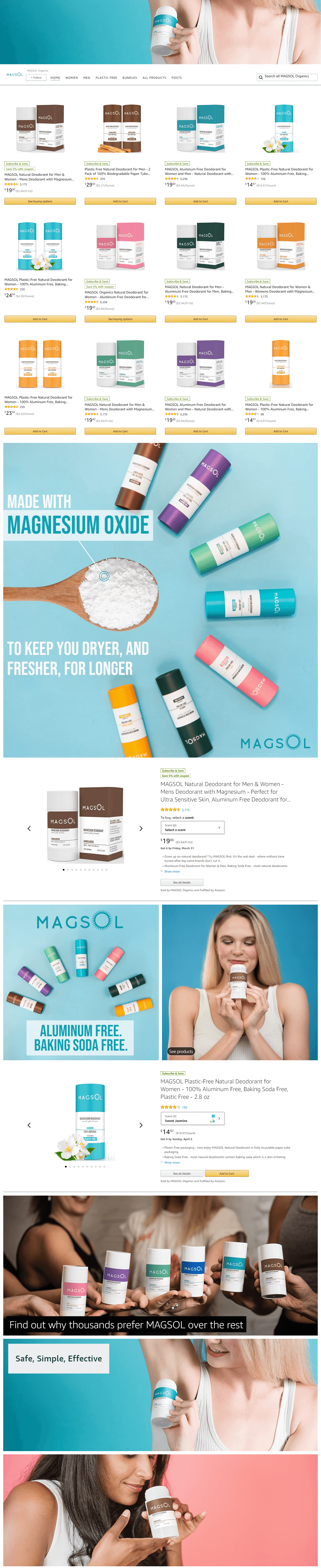 Brand Store for Amazon.com  MAGSOL Organics