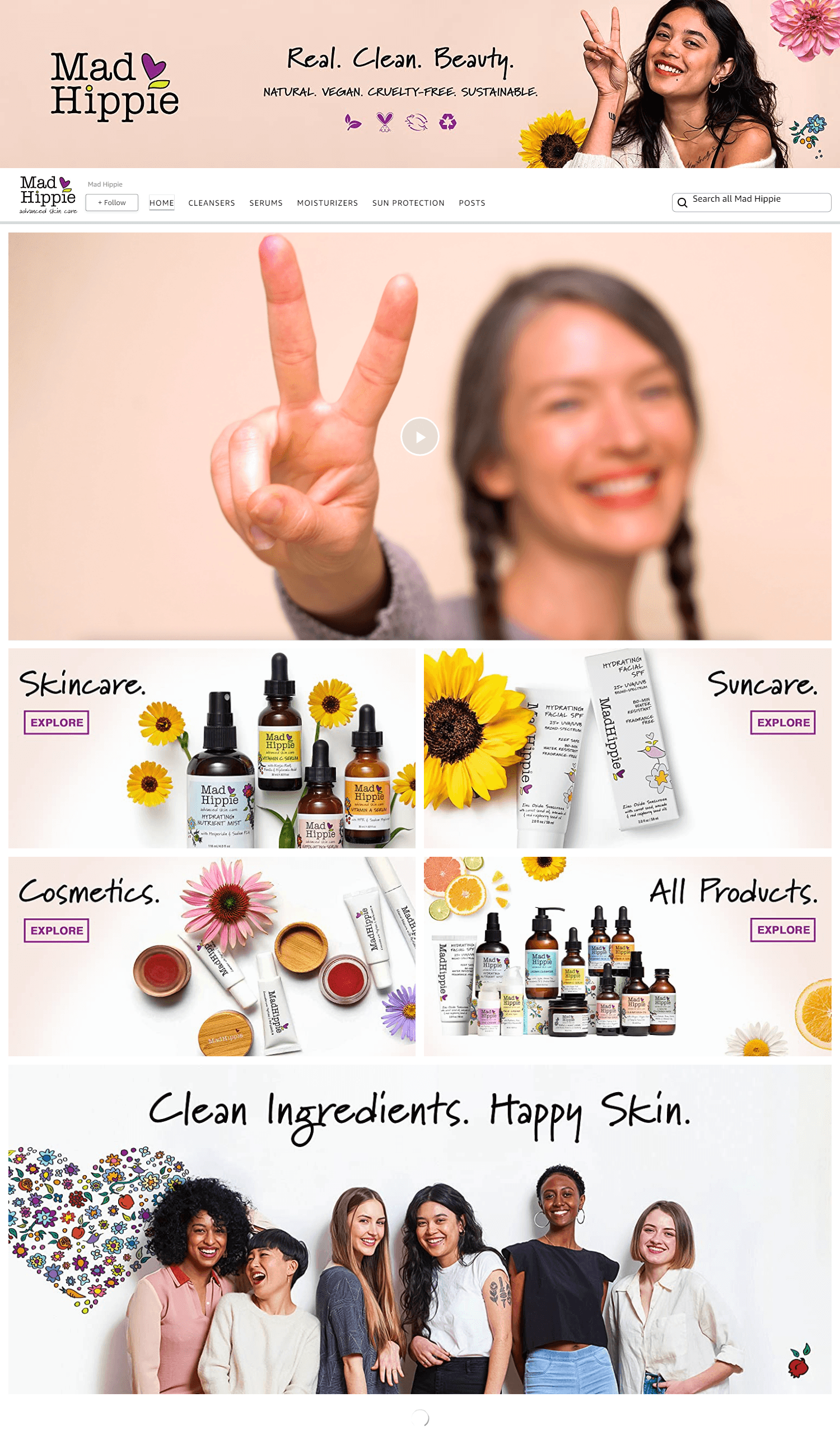 Brand Store for Amazon.com  Mad Hippie