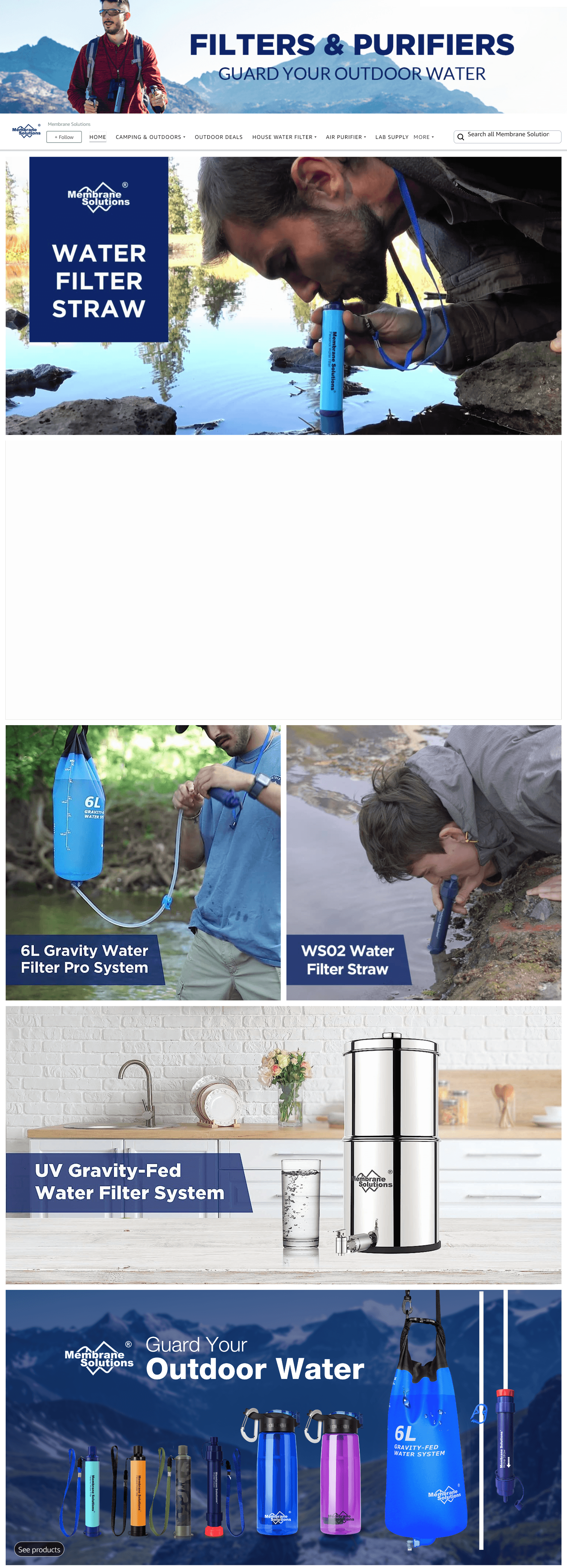 Brand Store for Amazon.com  Membrane Solutions