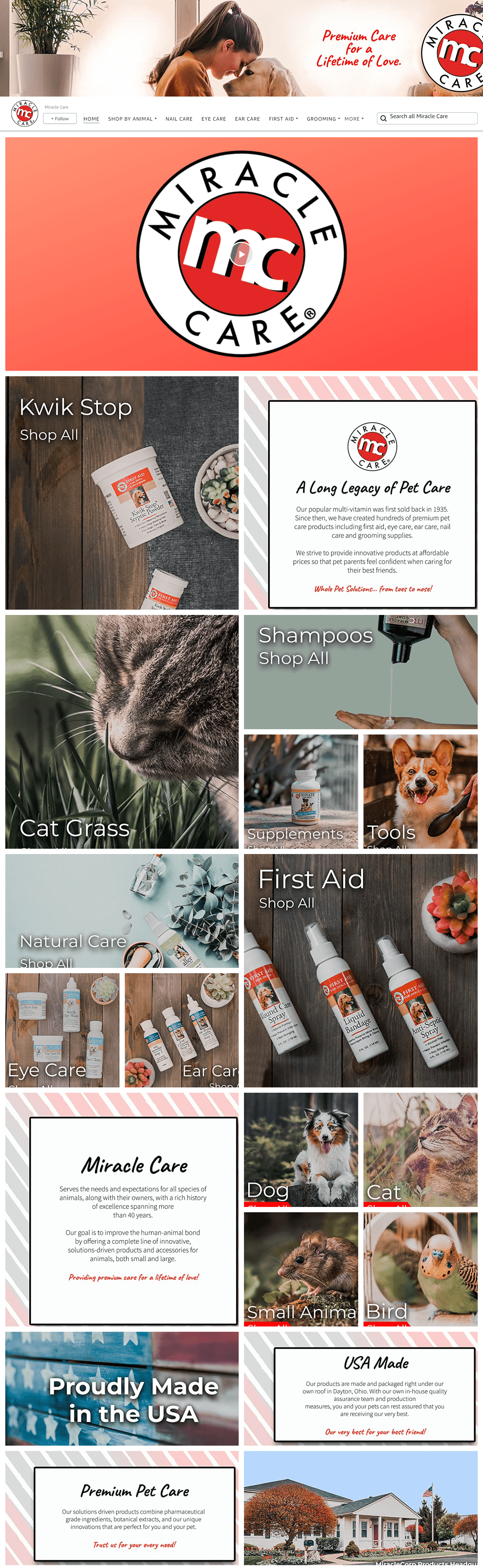 Brand Store for Amazon.com  Miracle Care