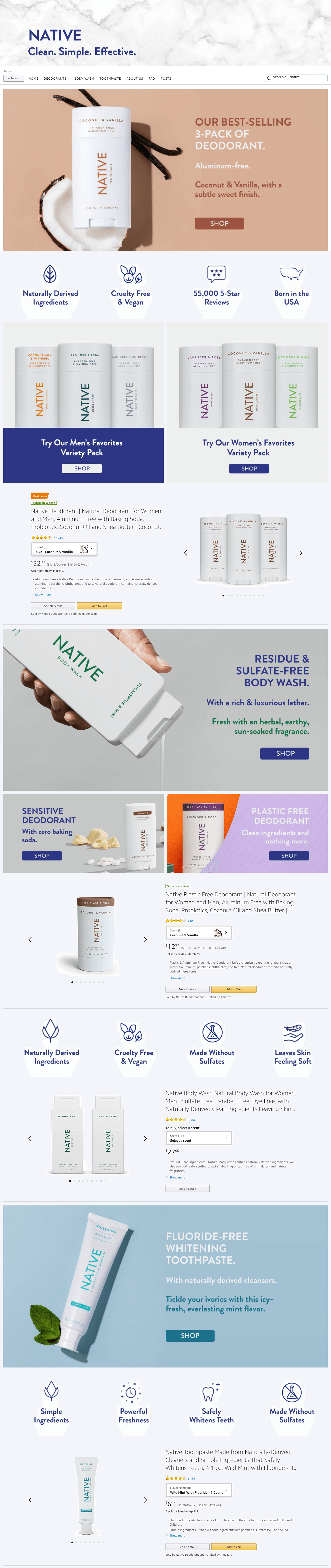 Brand Store for Amazon.com  Native