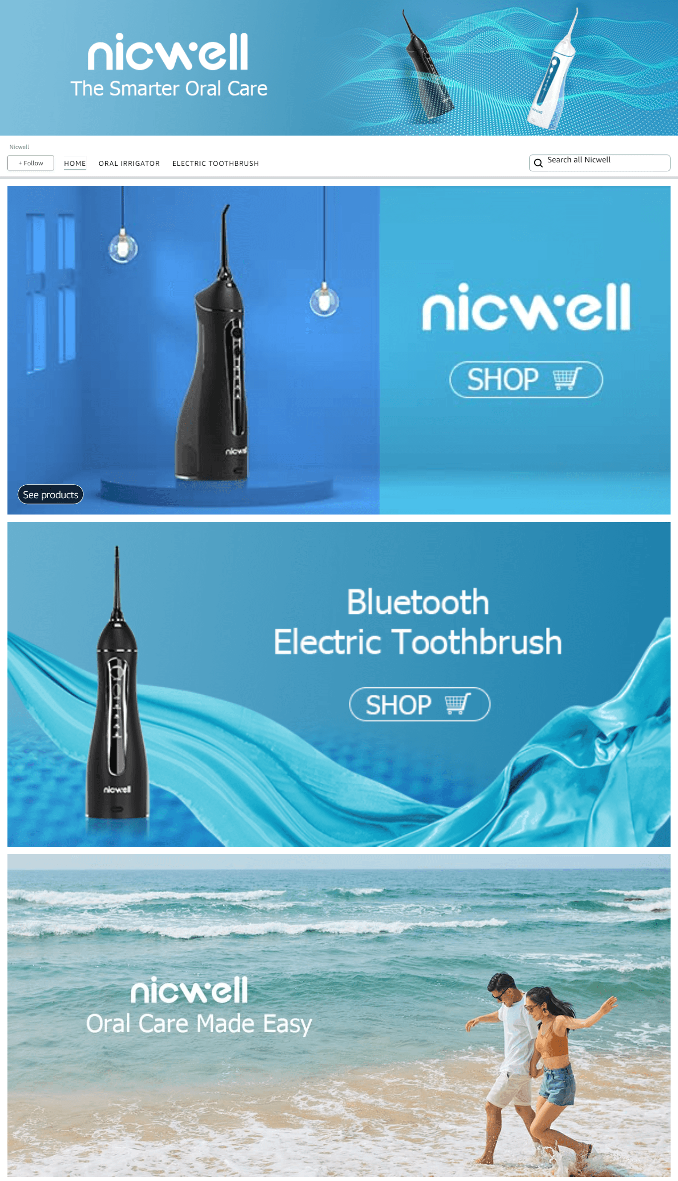 Brand Store for Amazon.com  Nicwell