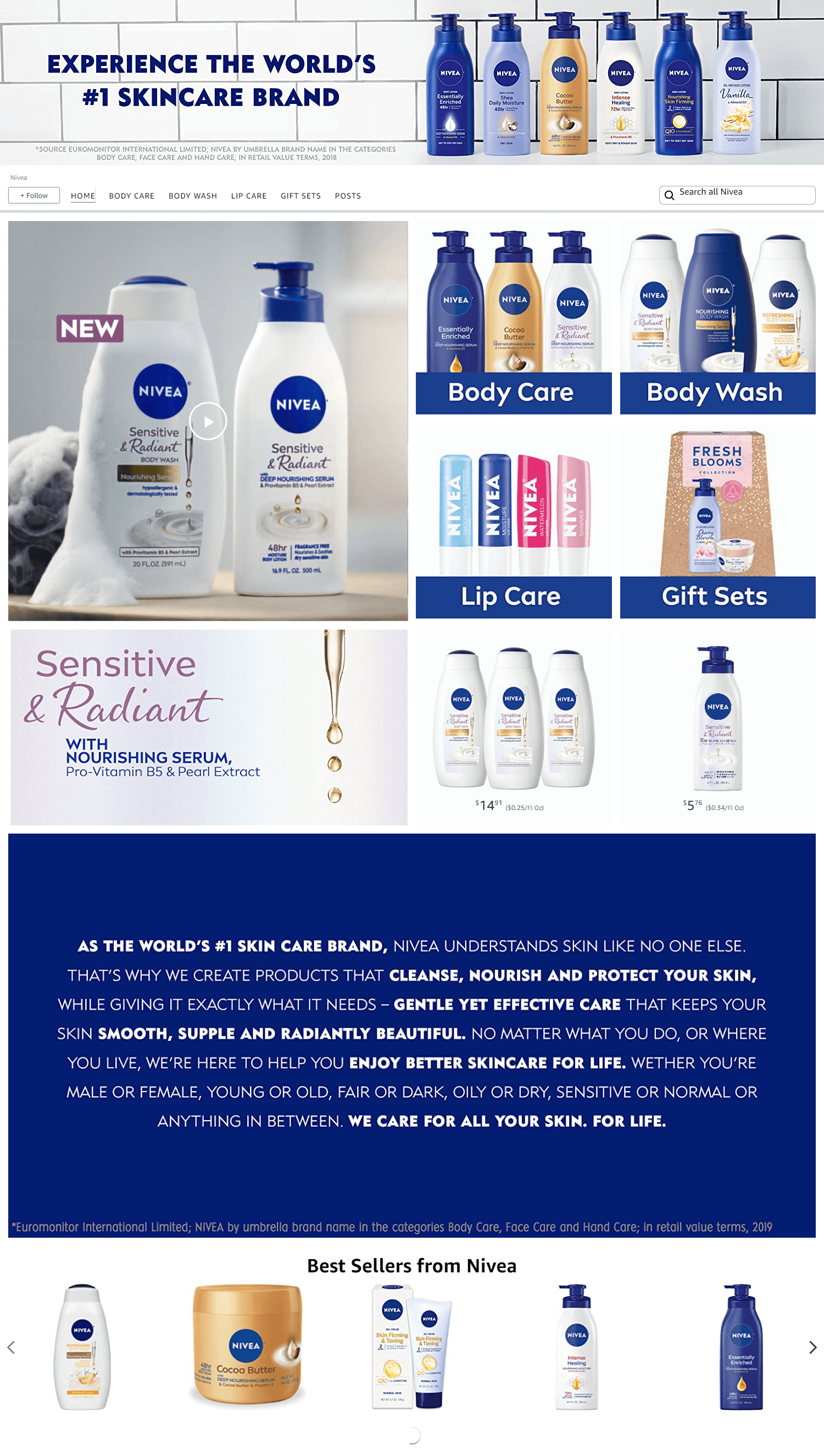 Brand Store for Amazon.com  Nivea