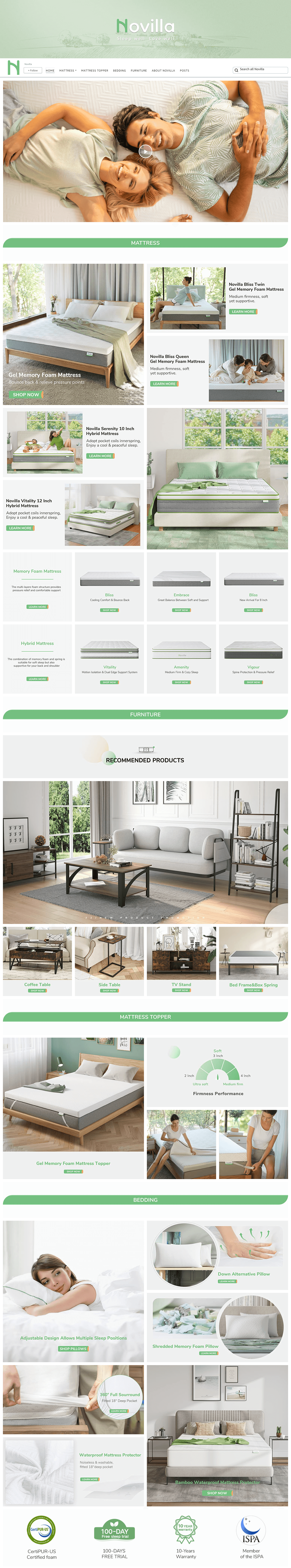 Brand Store for Amazon.com  Novilla
