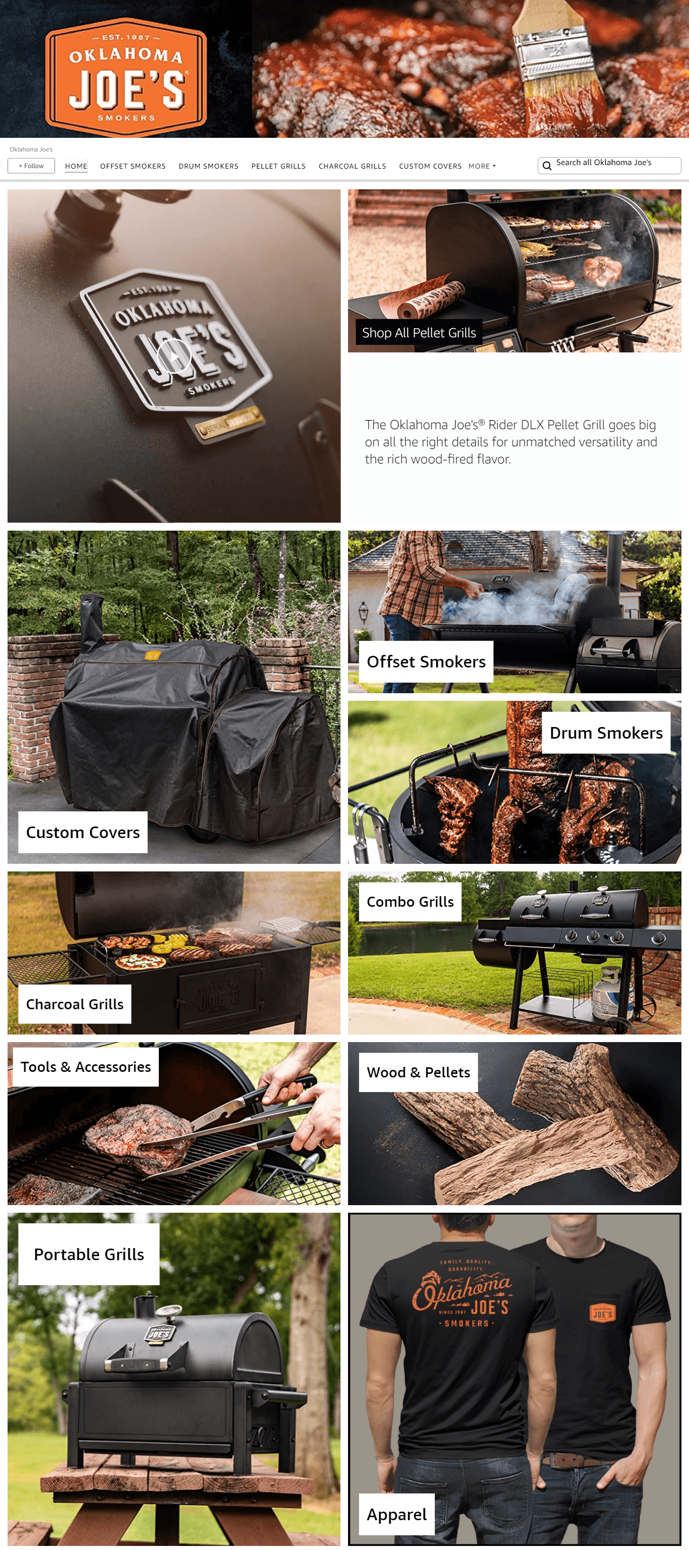Brand Store for Amazon.com  Oklahoma Joe s