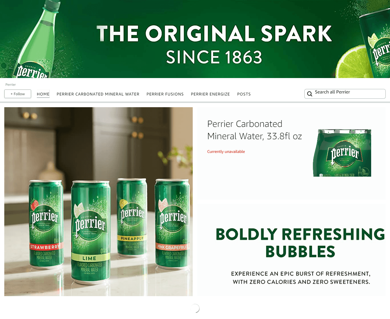 Brand Store for Amazon.com  Perrier