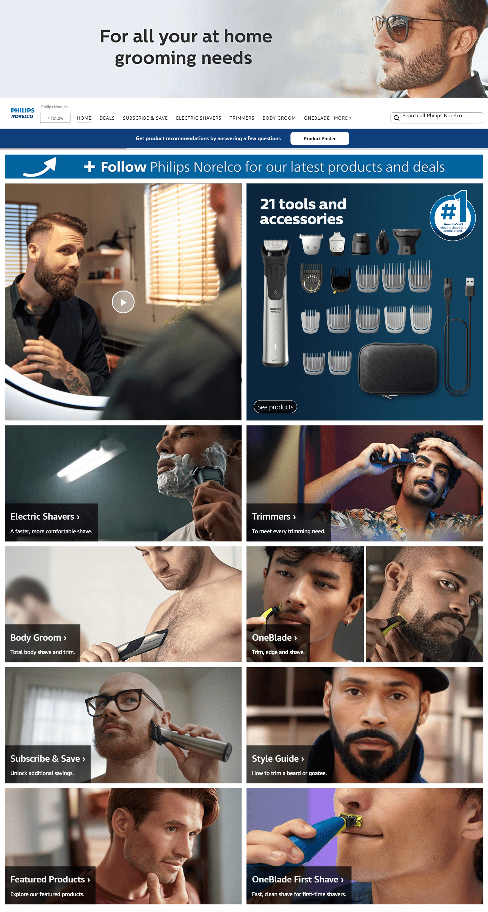 Brand Store for Amazon.com  Philips Norelco